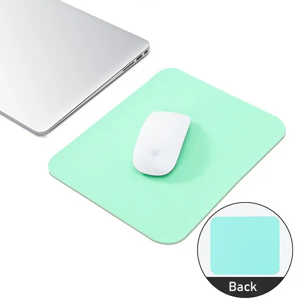 Pure Color Office Leather Non-slip Mouse Pad 3