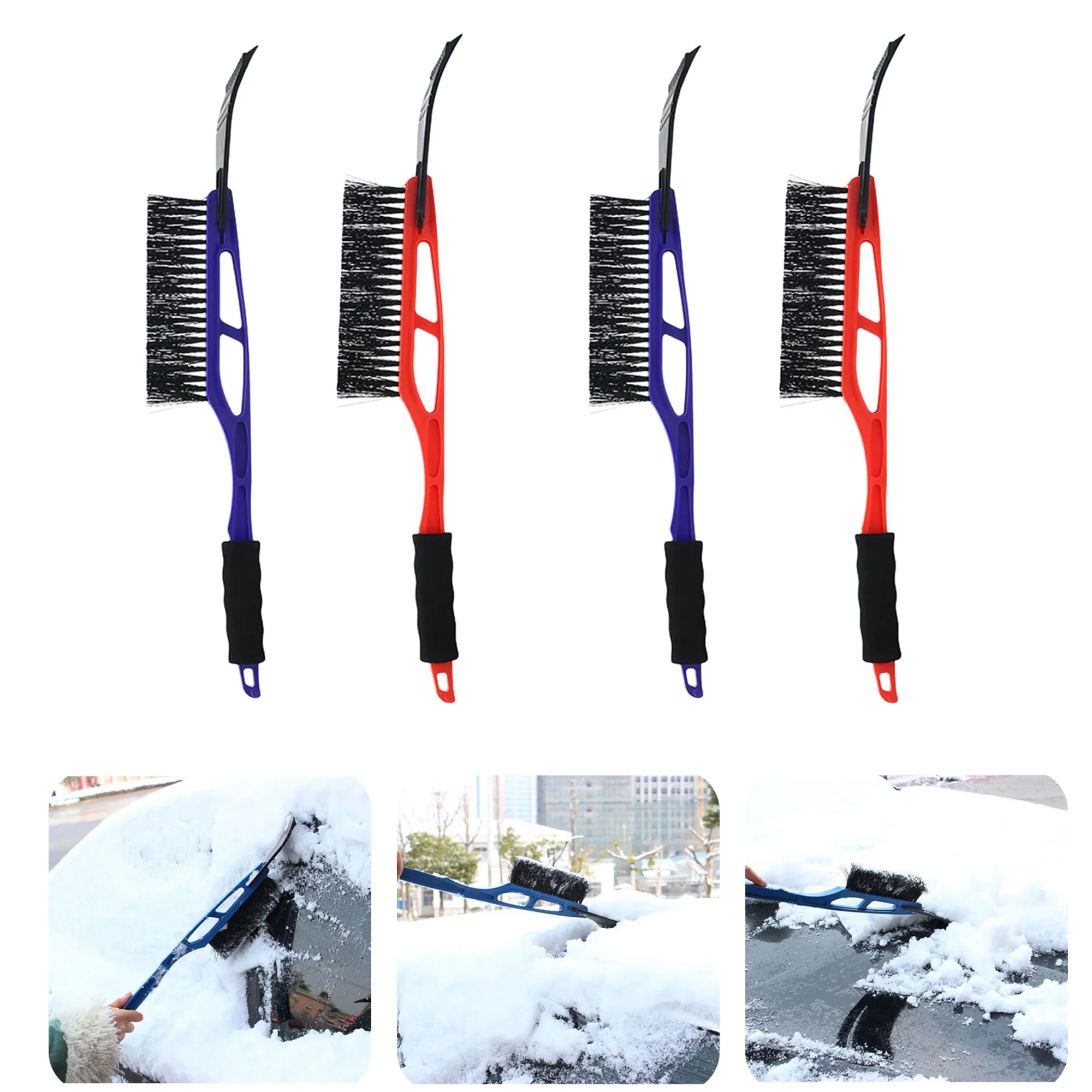 Custom Logo 2-in-1 Ice Scraper Snow Brush Promotional Gifts 1