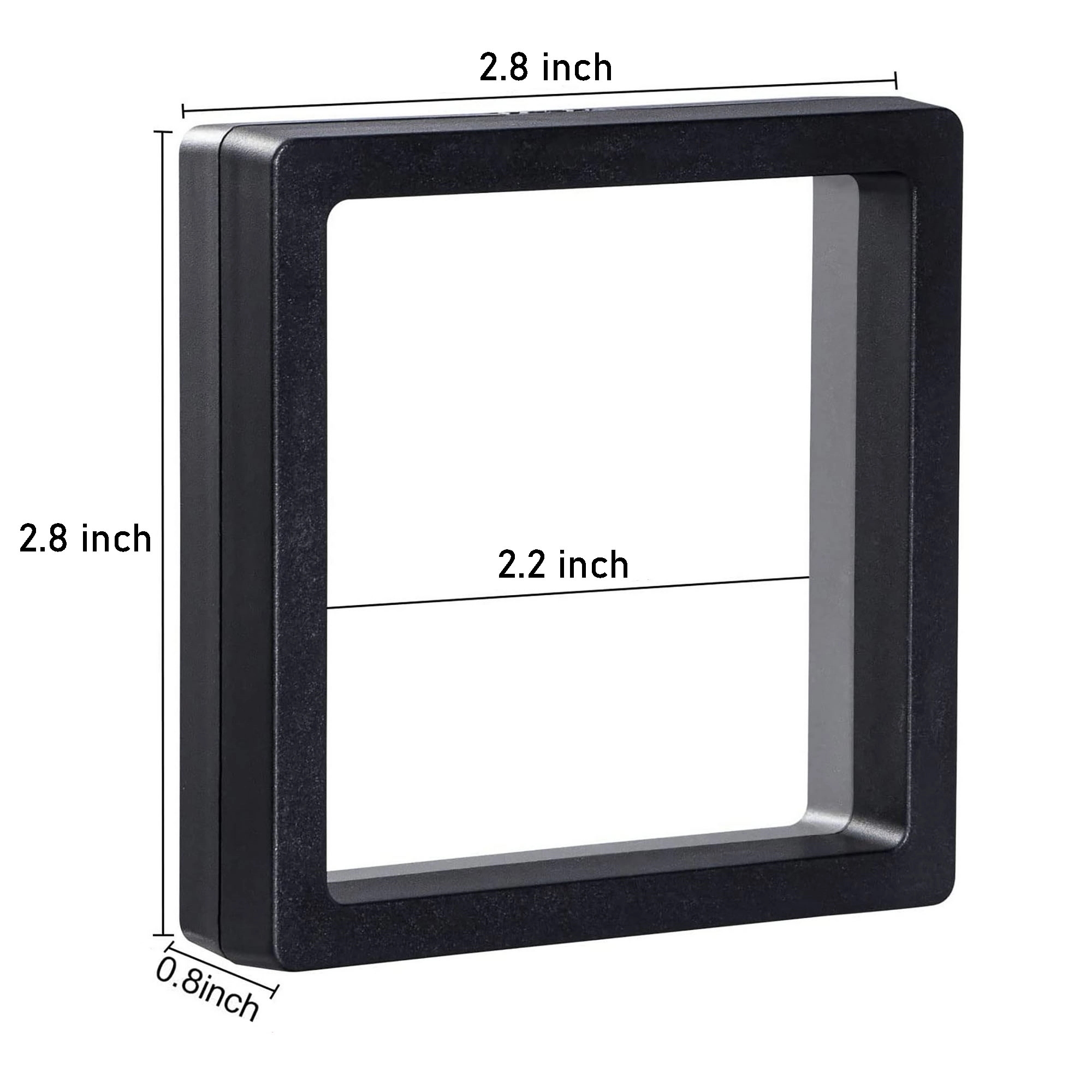 3D Floating Frame Display Holder Stand 2