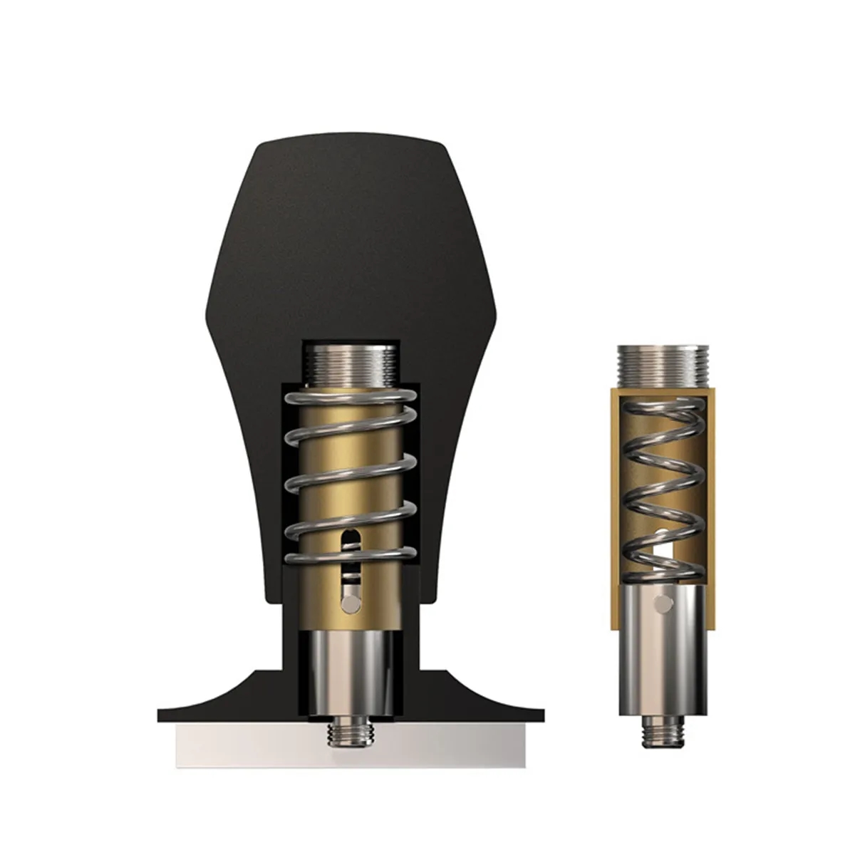 Custom Personalise Portable Hand Spring Loaded Coffee Tamper 6