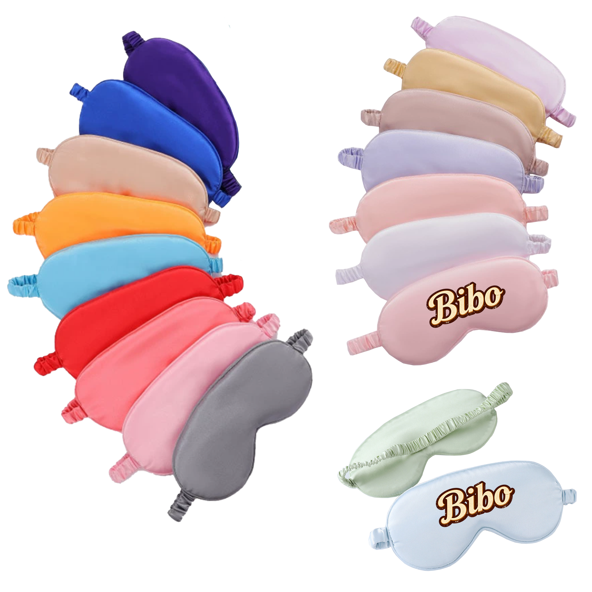Soft Imitated Silk Eye Mask Blindfold 8