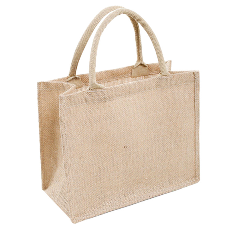 Custom Jute Tote Bag, custom tote bag with logo imprint 3