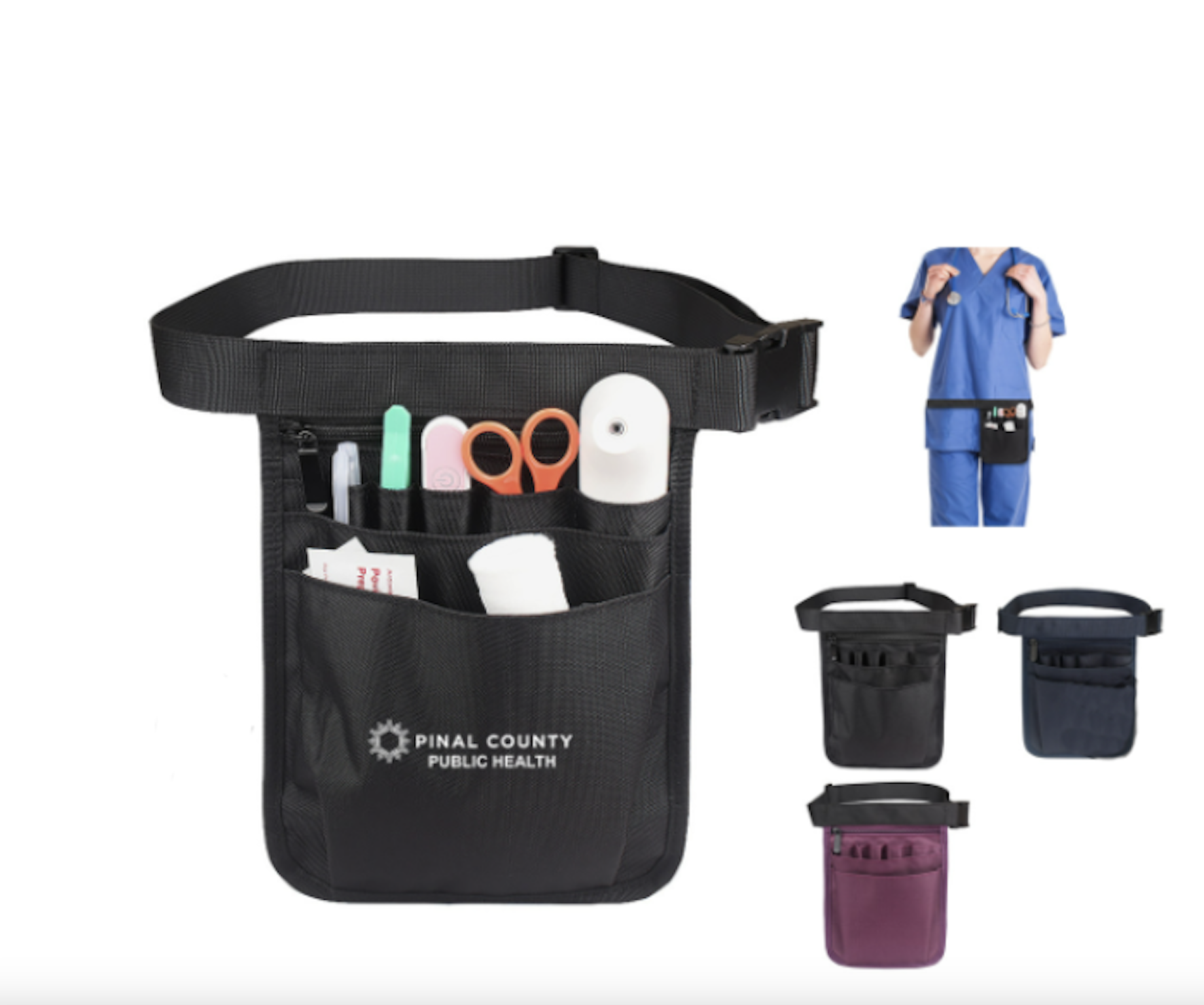 Nurse Fanny Pack Organizer Belt Utility Medical Gear Pocket 1