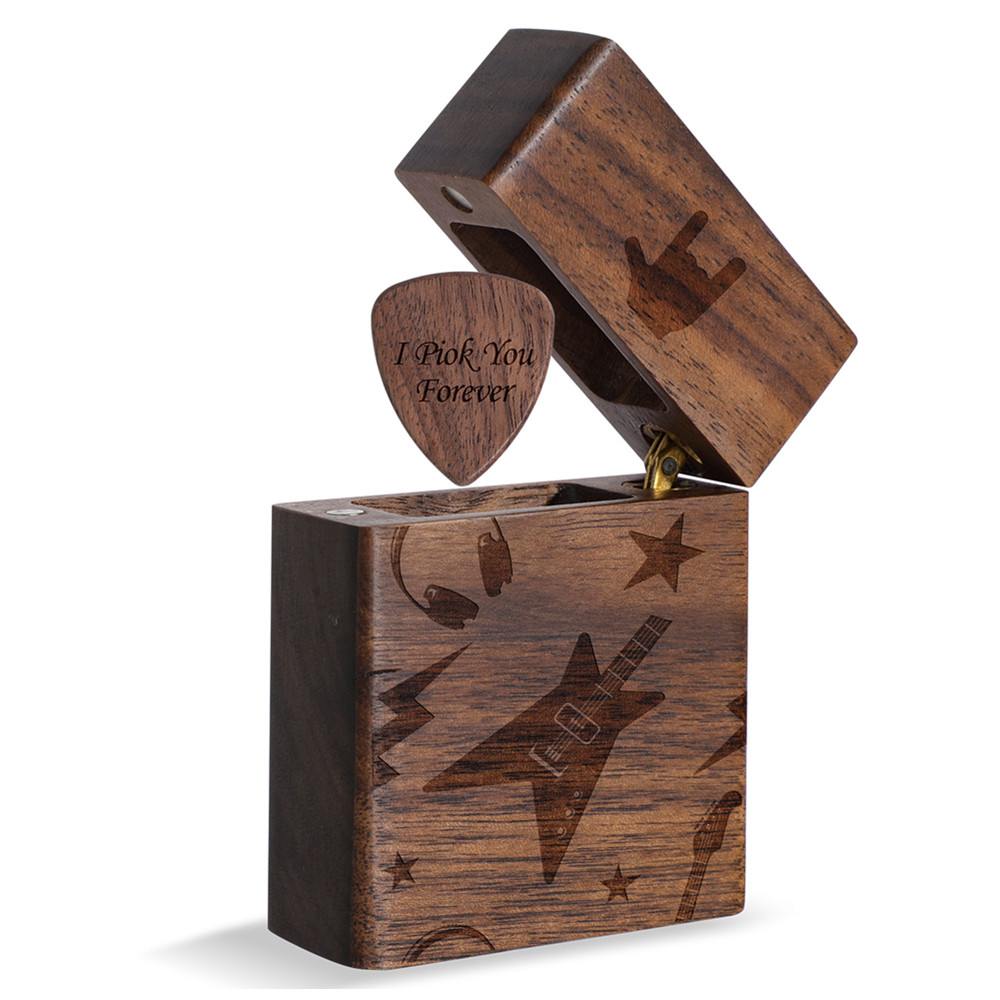 Lighter Shape Guitar Pick Box, promotional clip with logo imprint 3
