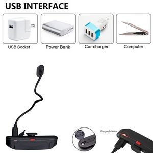 Compact White LED Bike Light With Rechargeable Multiple Lighting Modes 16
