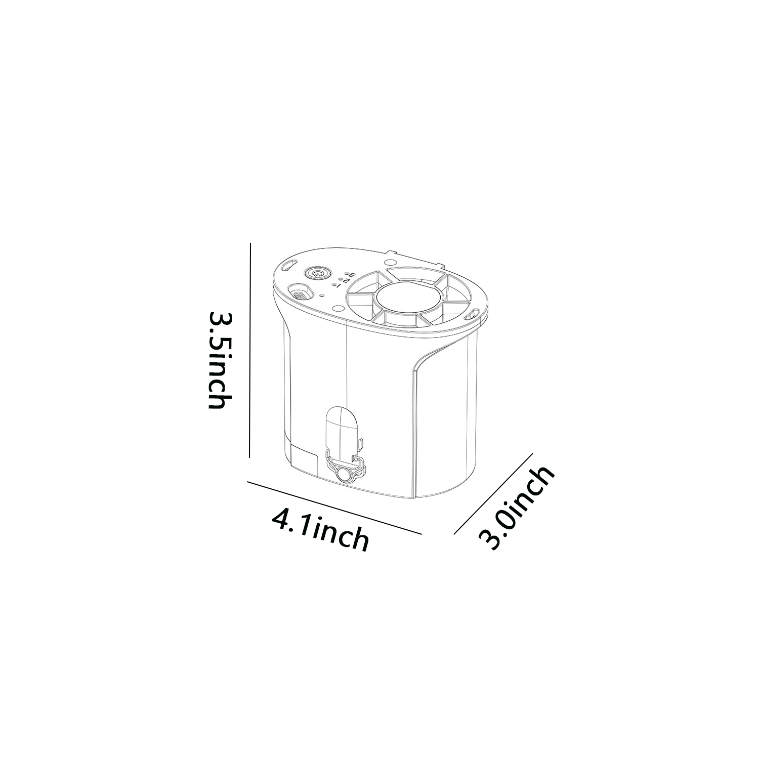 Outdoor Rechargeable waist fan 2