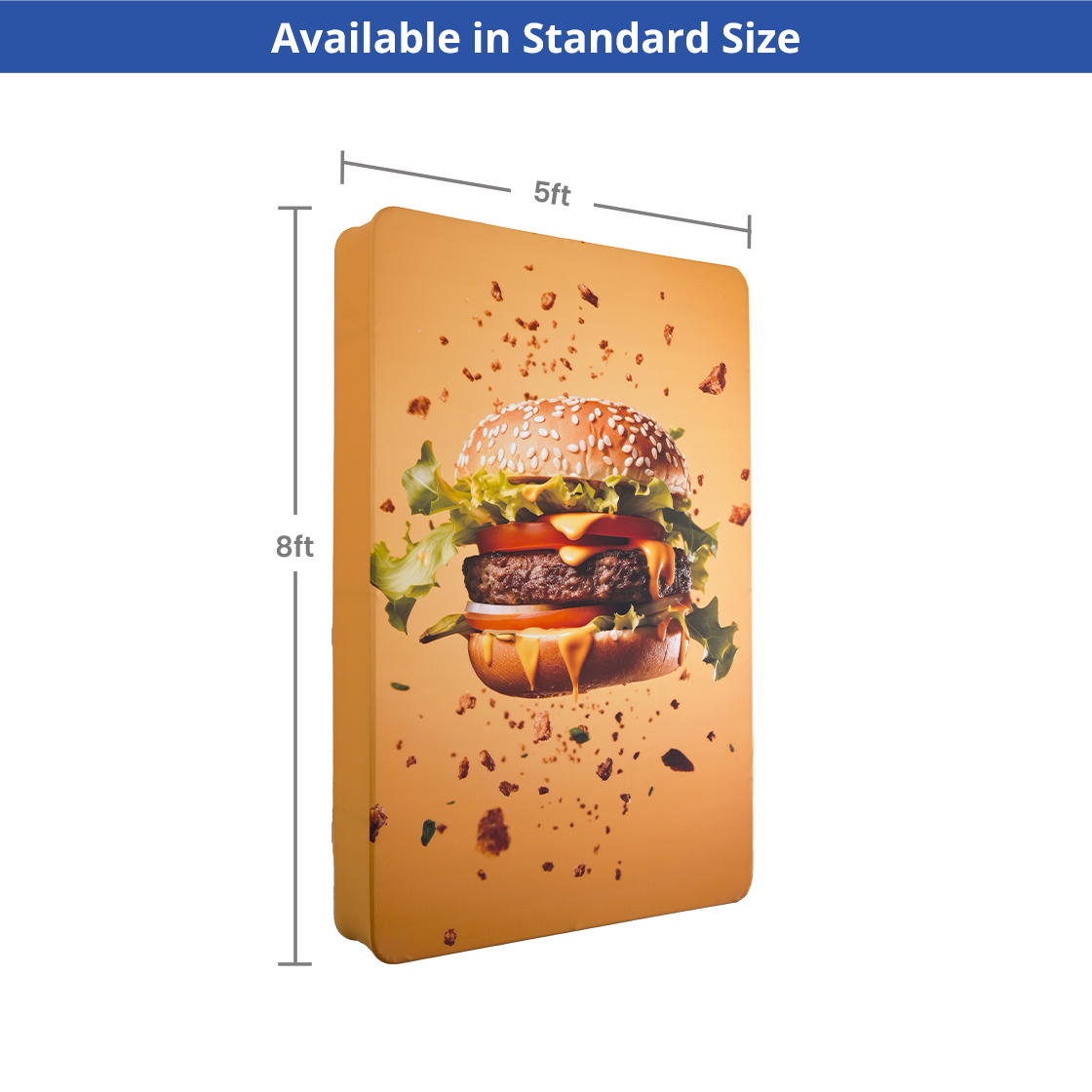 3D Fabric Banner Stand with Round Corners - 6.5' x 10' (Graphic & Hardware Combo) 4