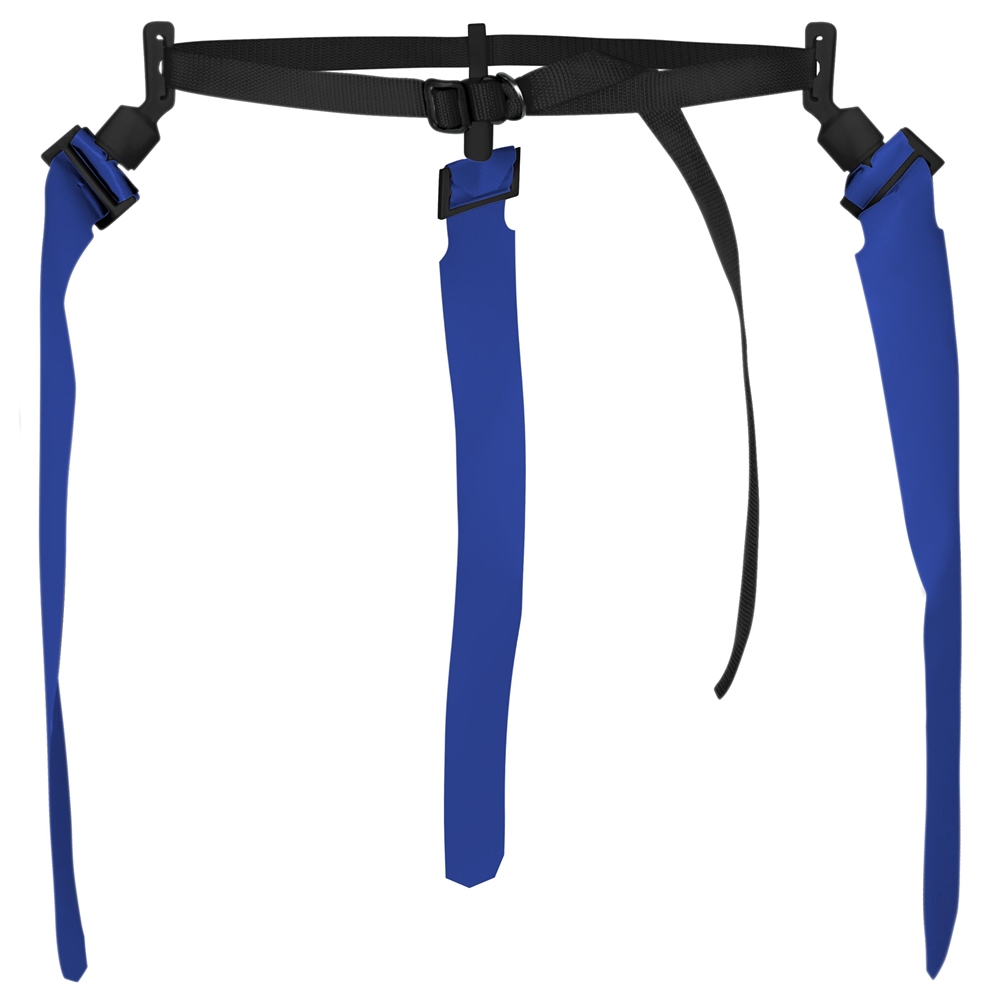 Quick-Down Flag Football Belt - 12 Pack 3-Flags per Belt - Bulk 2