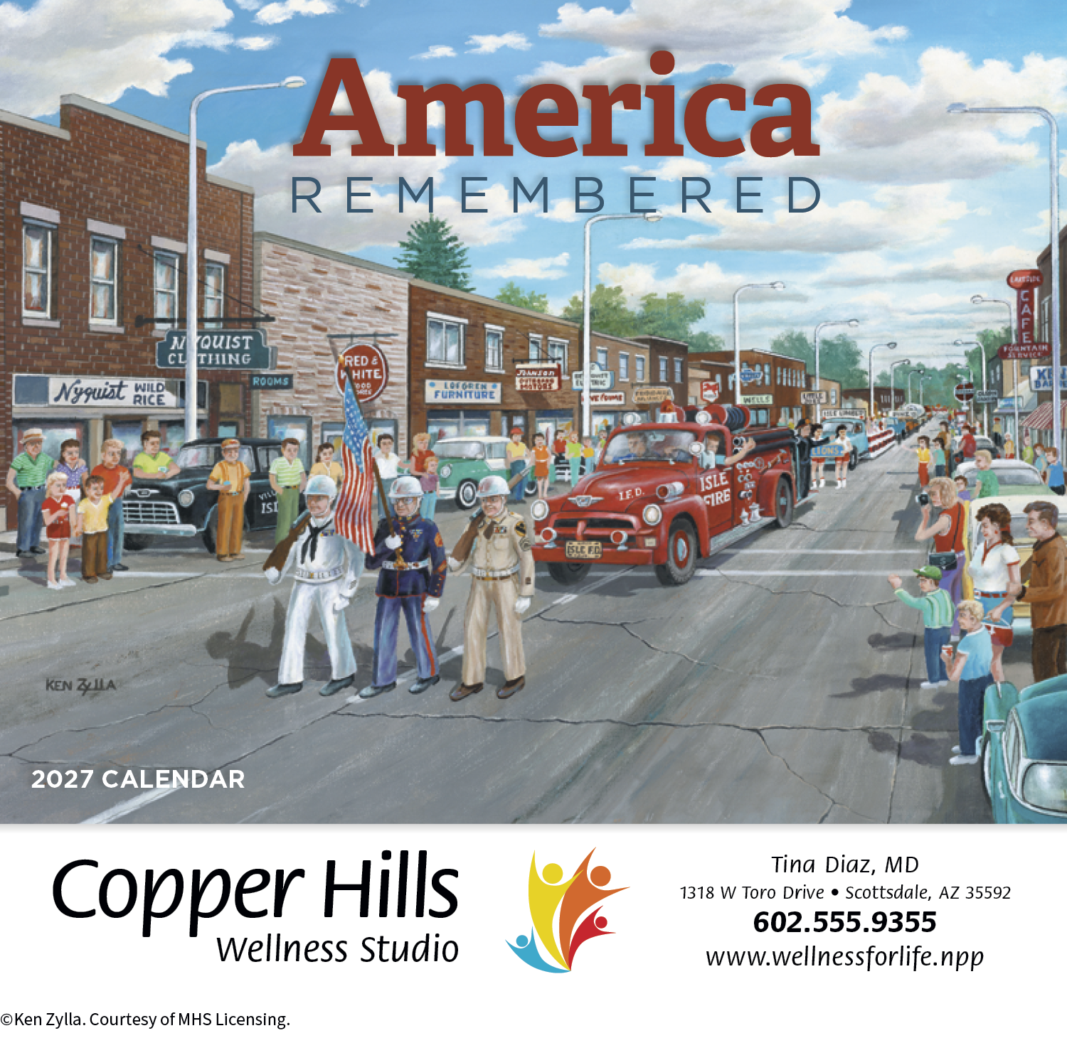 HotLine® Products America Remembered Appointment Calendar - Stapled 38