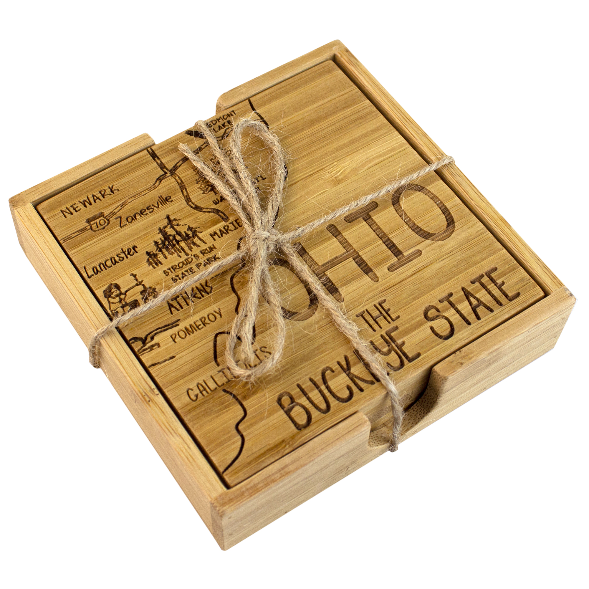 Ohio Puzzle Coaster Set 12
