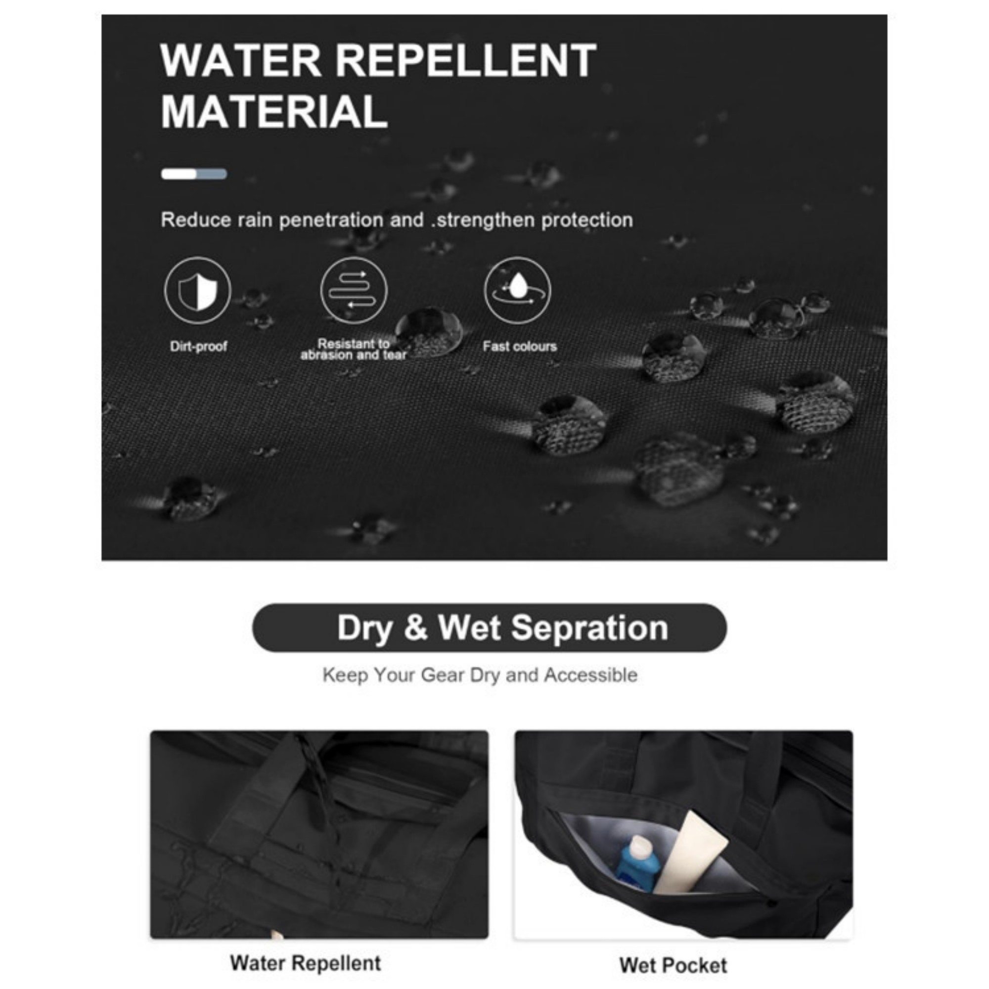 Travel Duffel Bag With Shoulder Strap 10