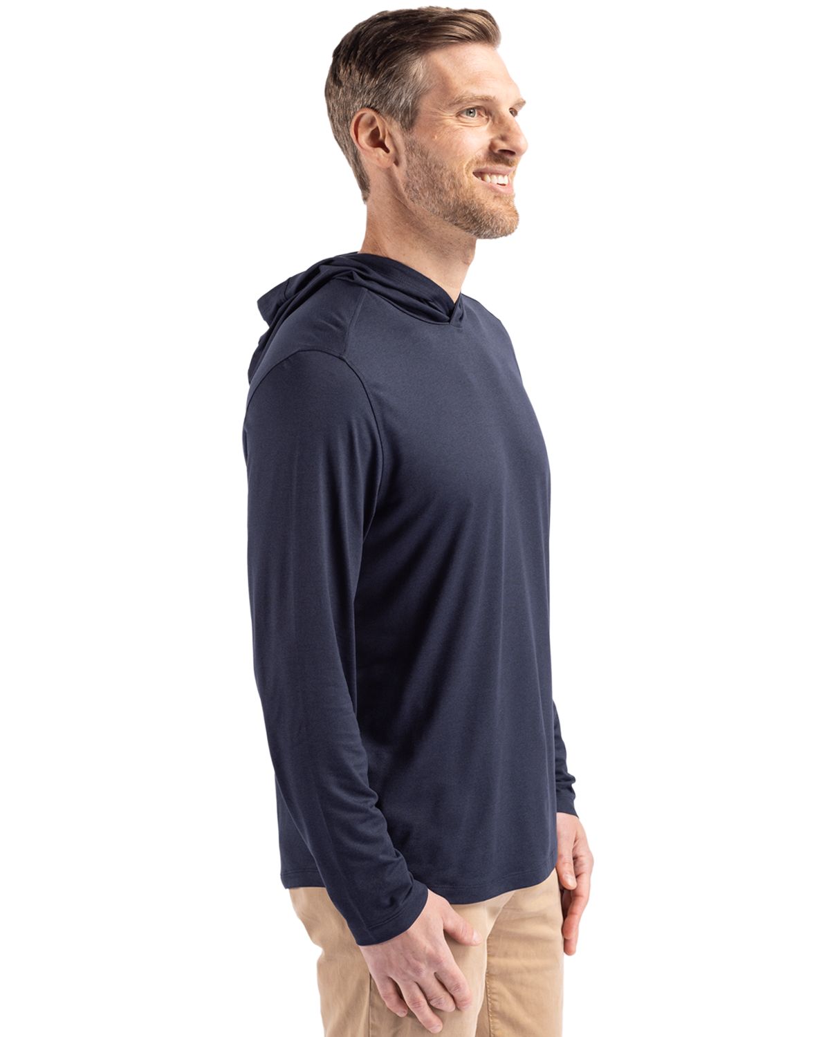 Cutter & Buck Coastline Recycled Double Peached Mens Hooded Pullover 106
