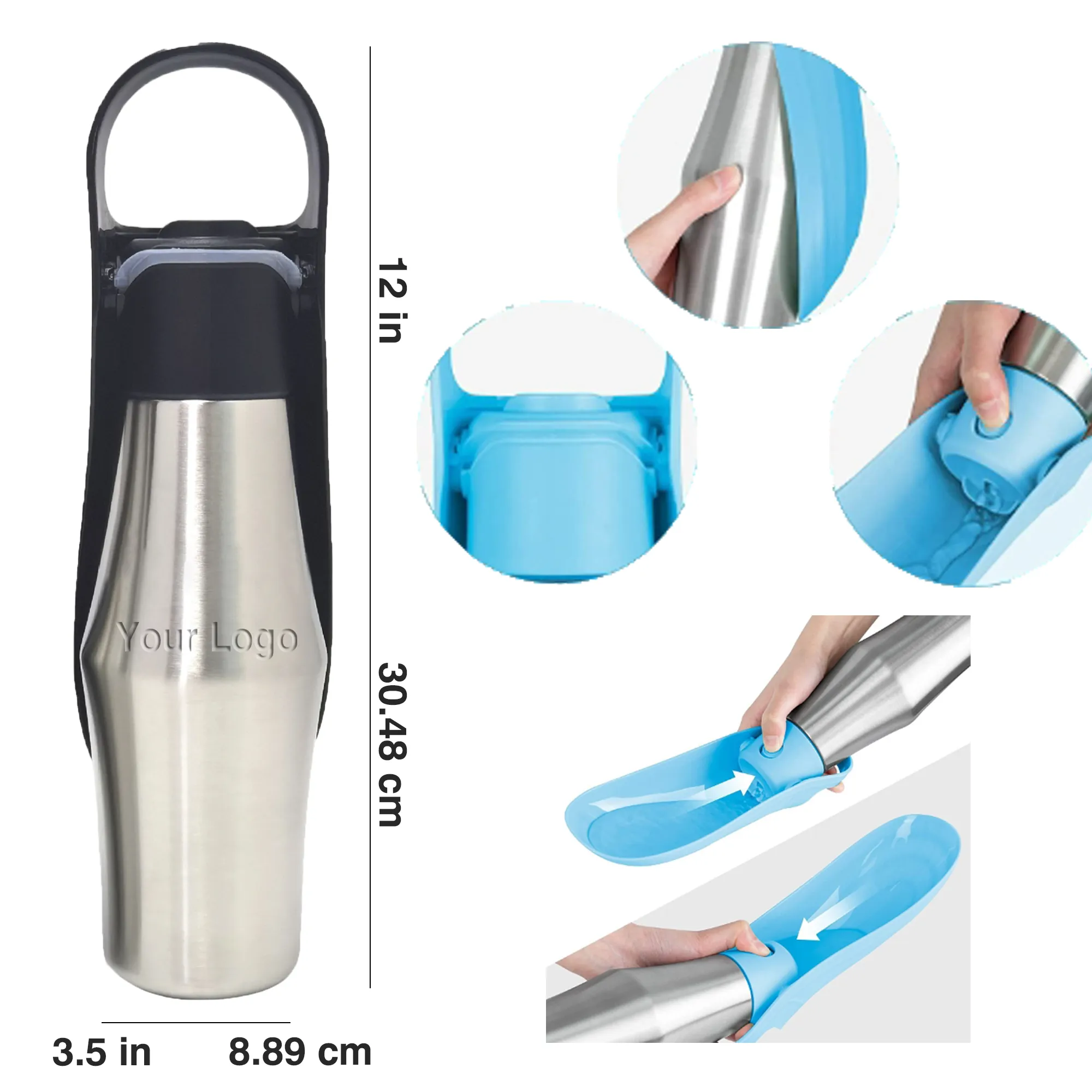 Portable Outdoor Water Bottle for Dogs 5