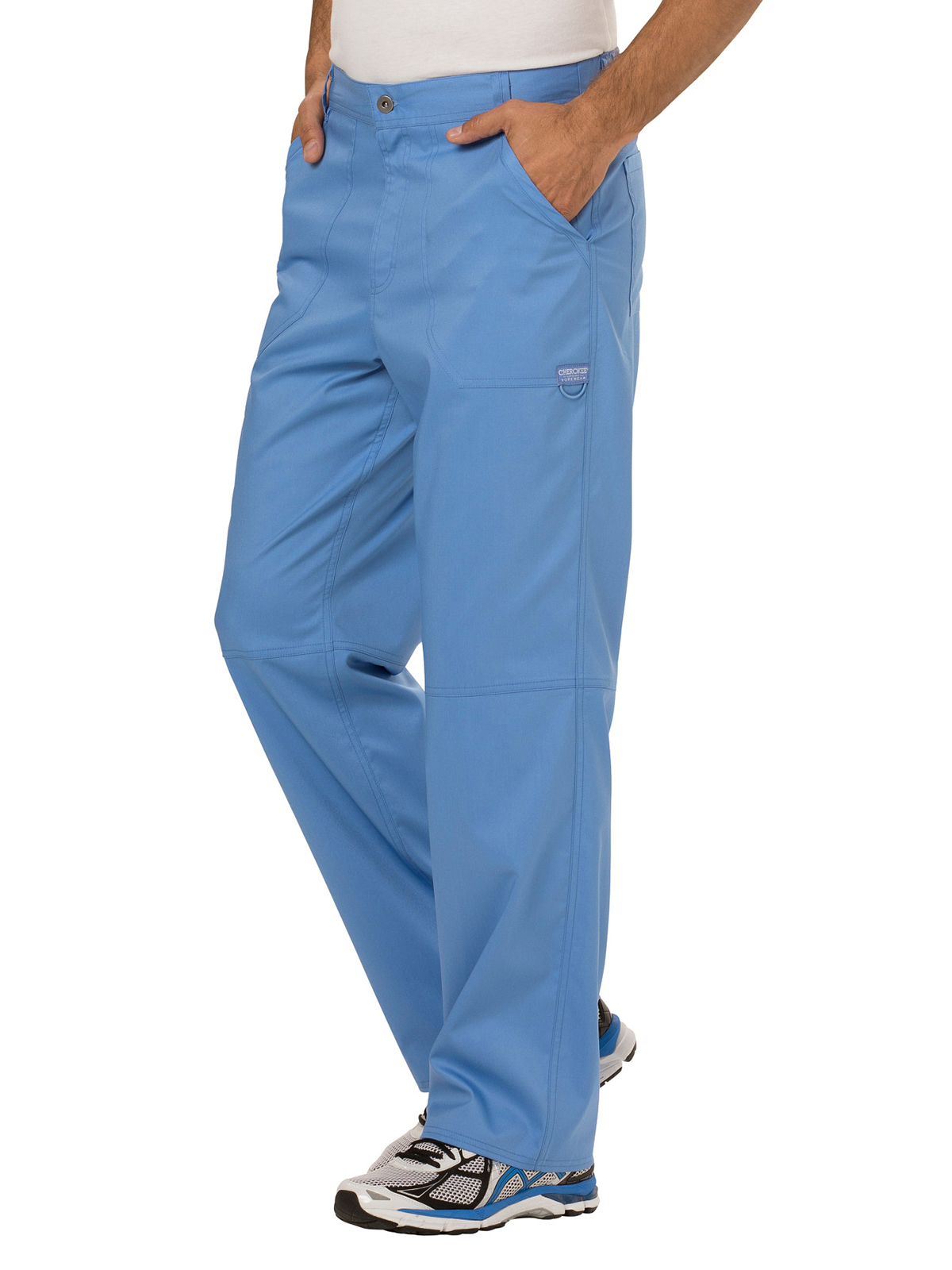Cherokee - Workwear Revolution - Men's 7-Pocket Fly Drawstring Front Pant 34