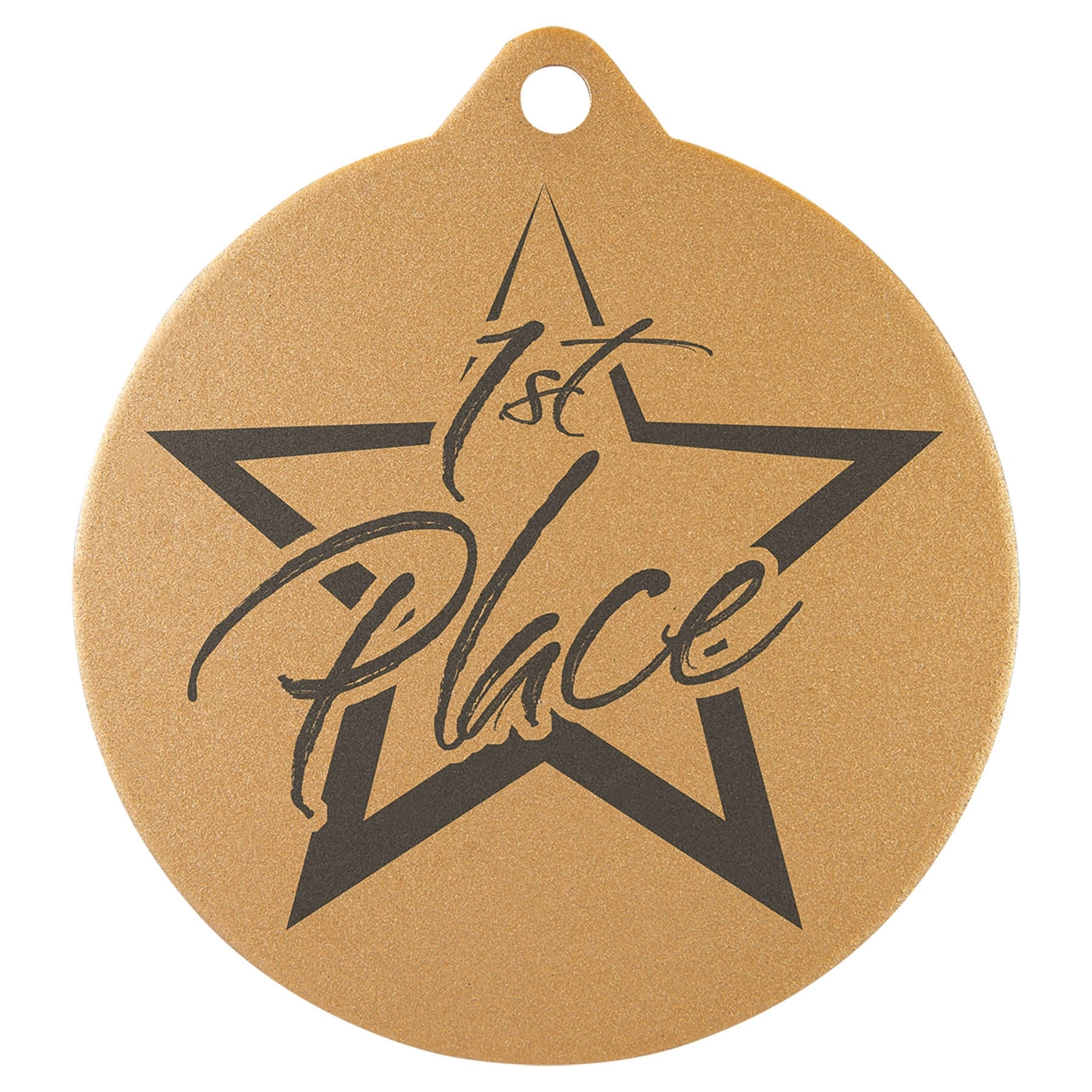 2" Bronze Laserable Medal 12