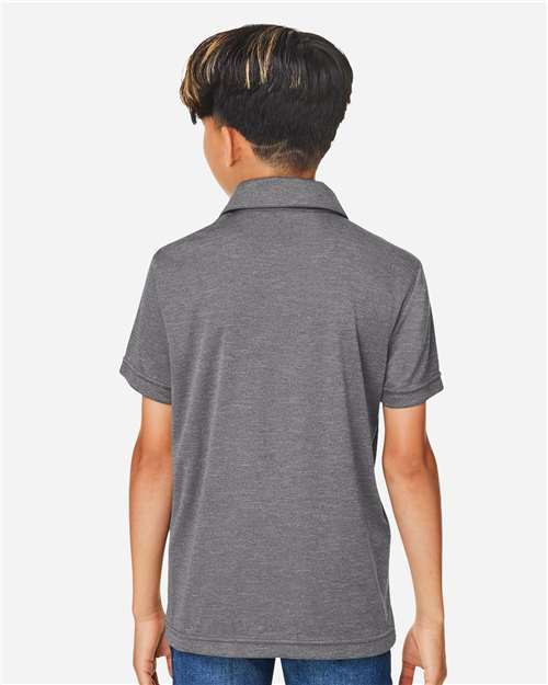 Youth Zone Sonic Heather Performance Polo - TT51HY 19