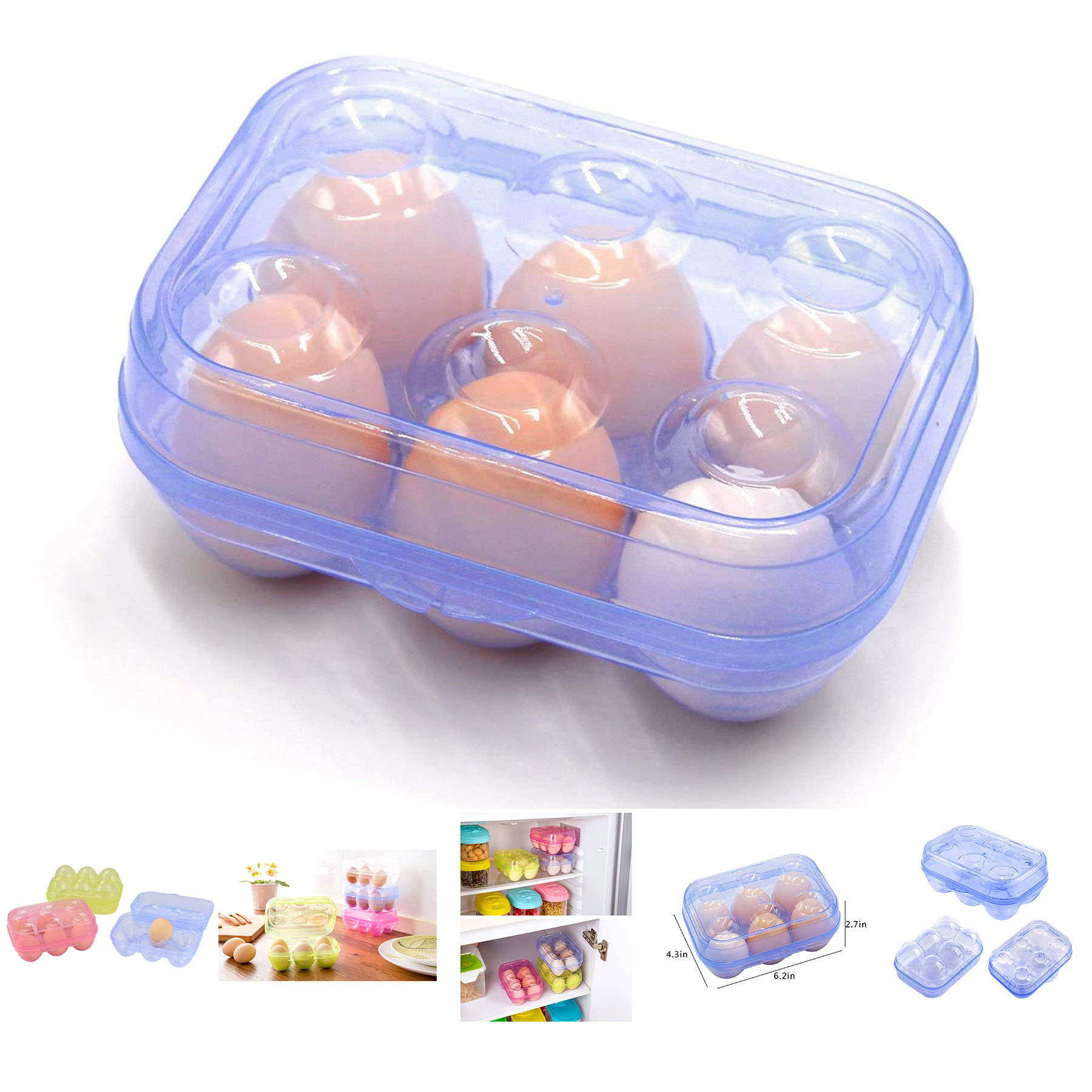 Clear Egg Storage Box 2
