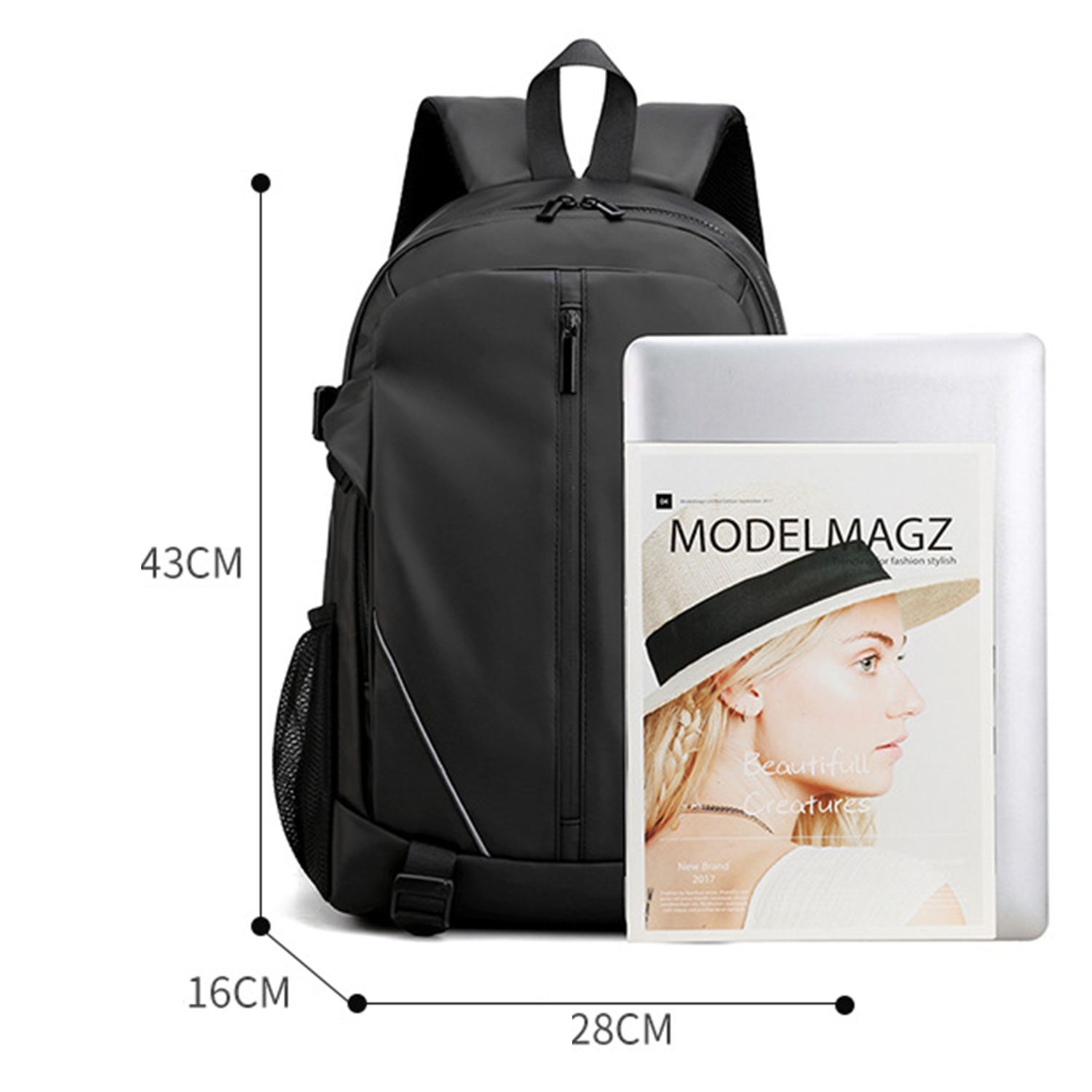 Water Resistant College Computer Backpack 2