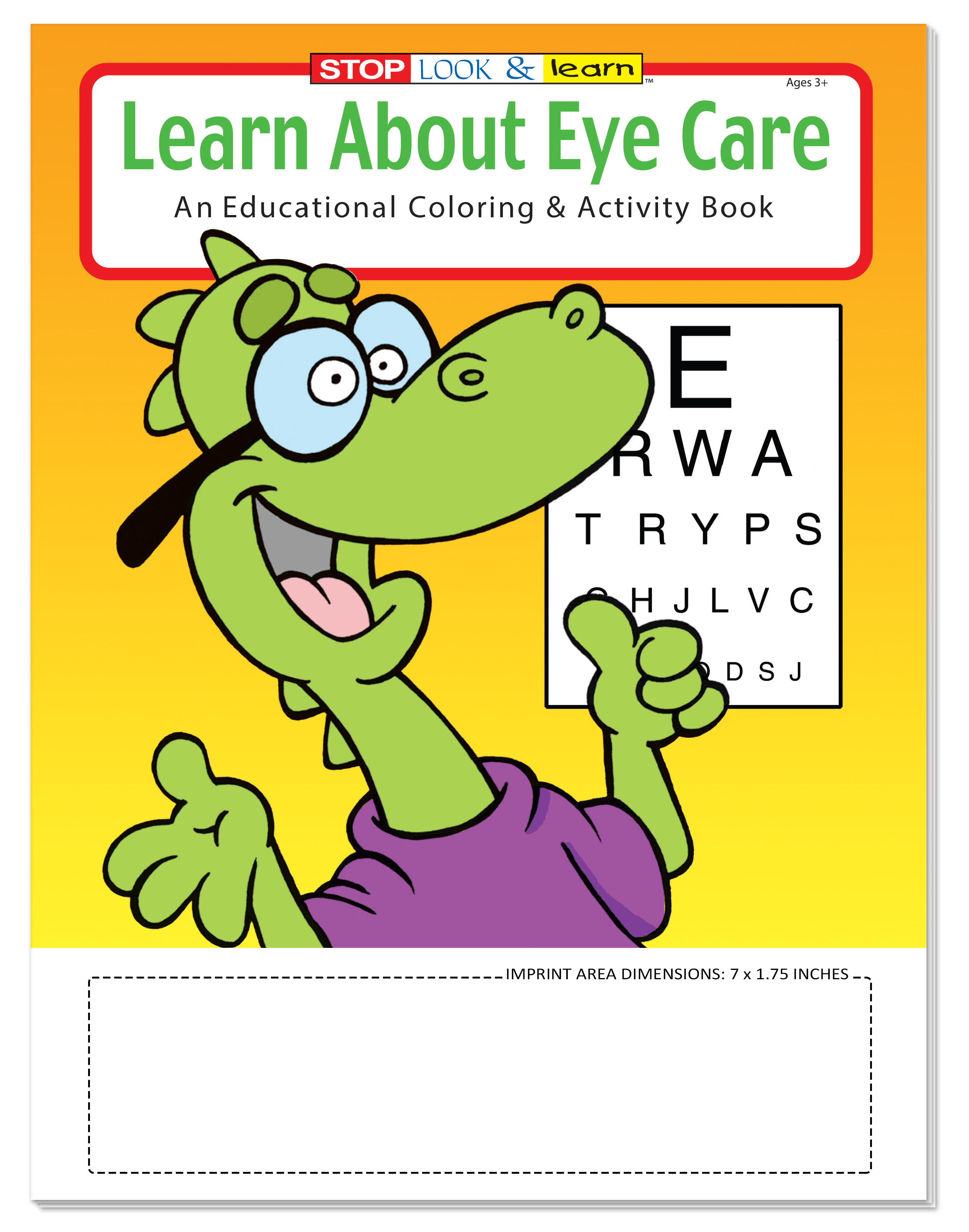 COLORING BOOK - Learn About Eye Care Coloring & Activity Book 4