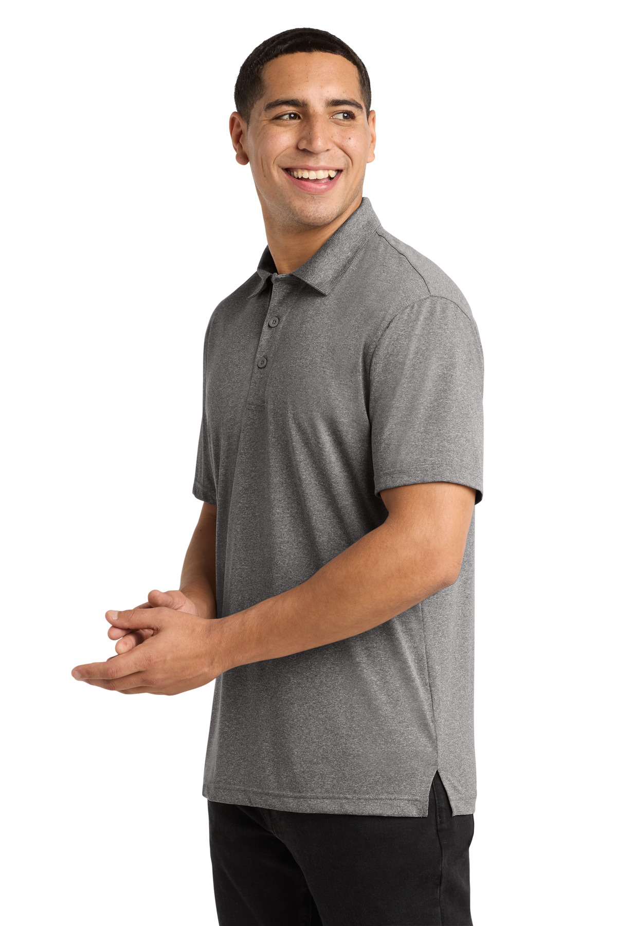 Sport-Tek Heather Contender Polo. ST660 65