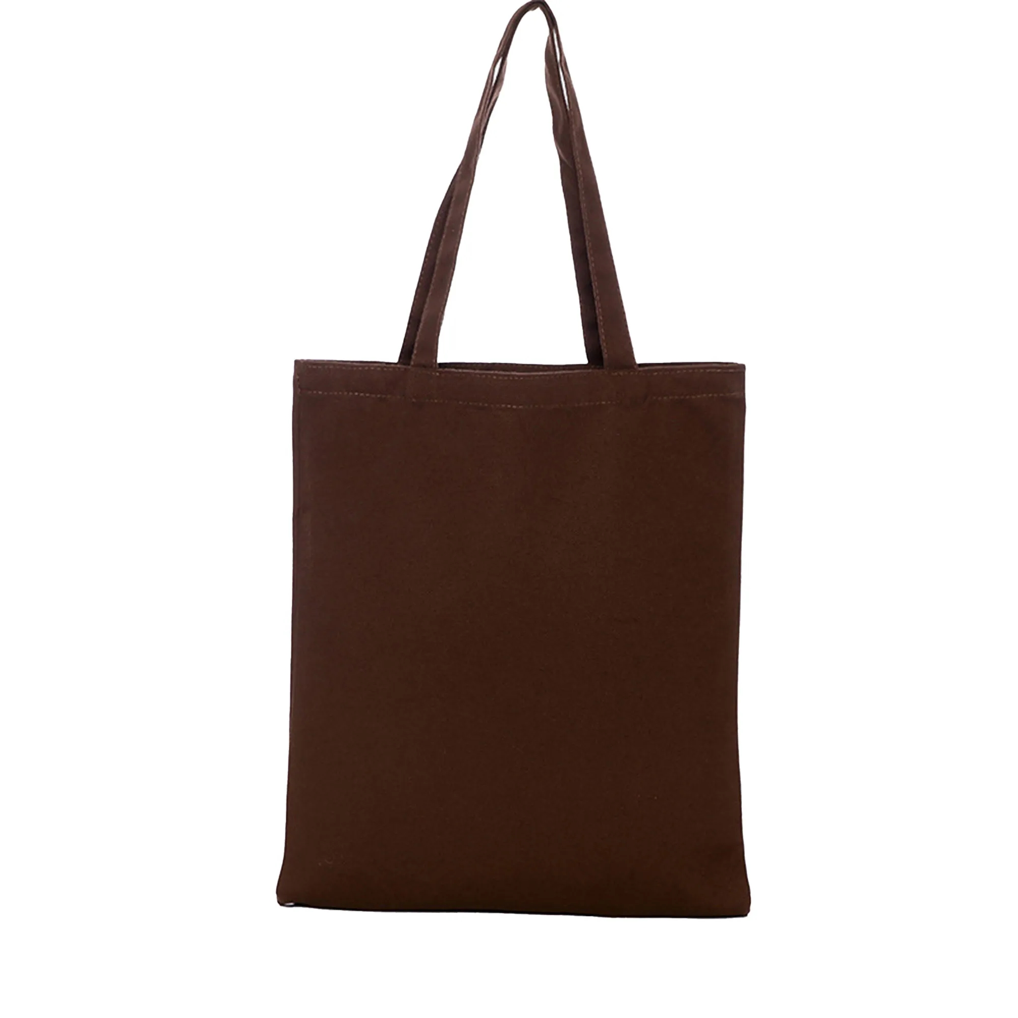MOQ 10 Polyester Cotton Solid Color Hand-Held Canvas Bag, custom tote bag with logo imprint 16