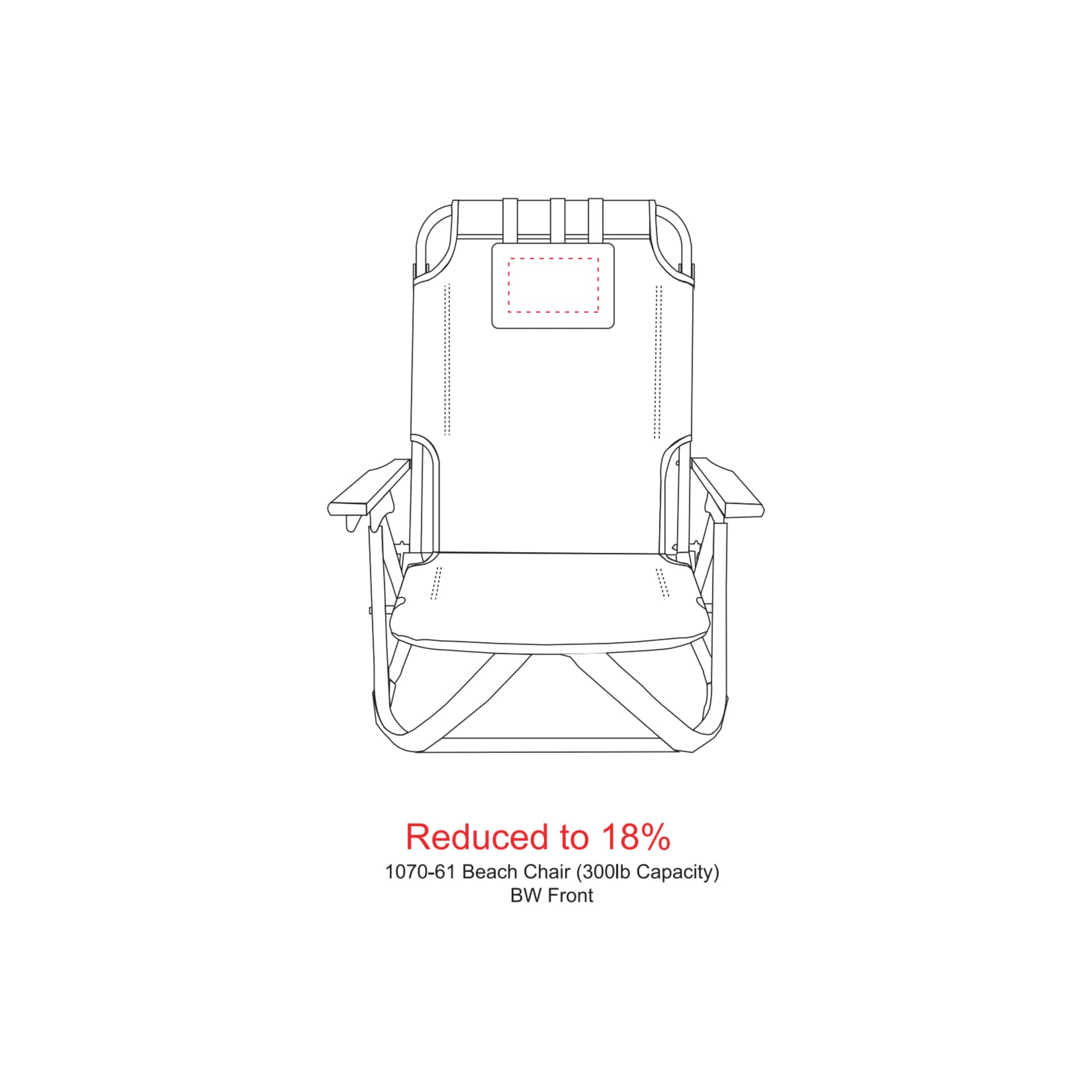 Beach Chair (300lb Capacity) 12