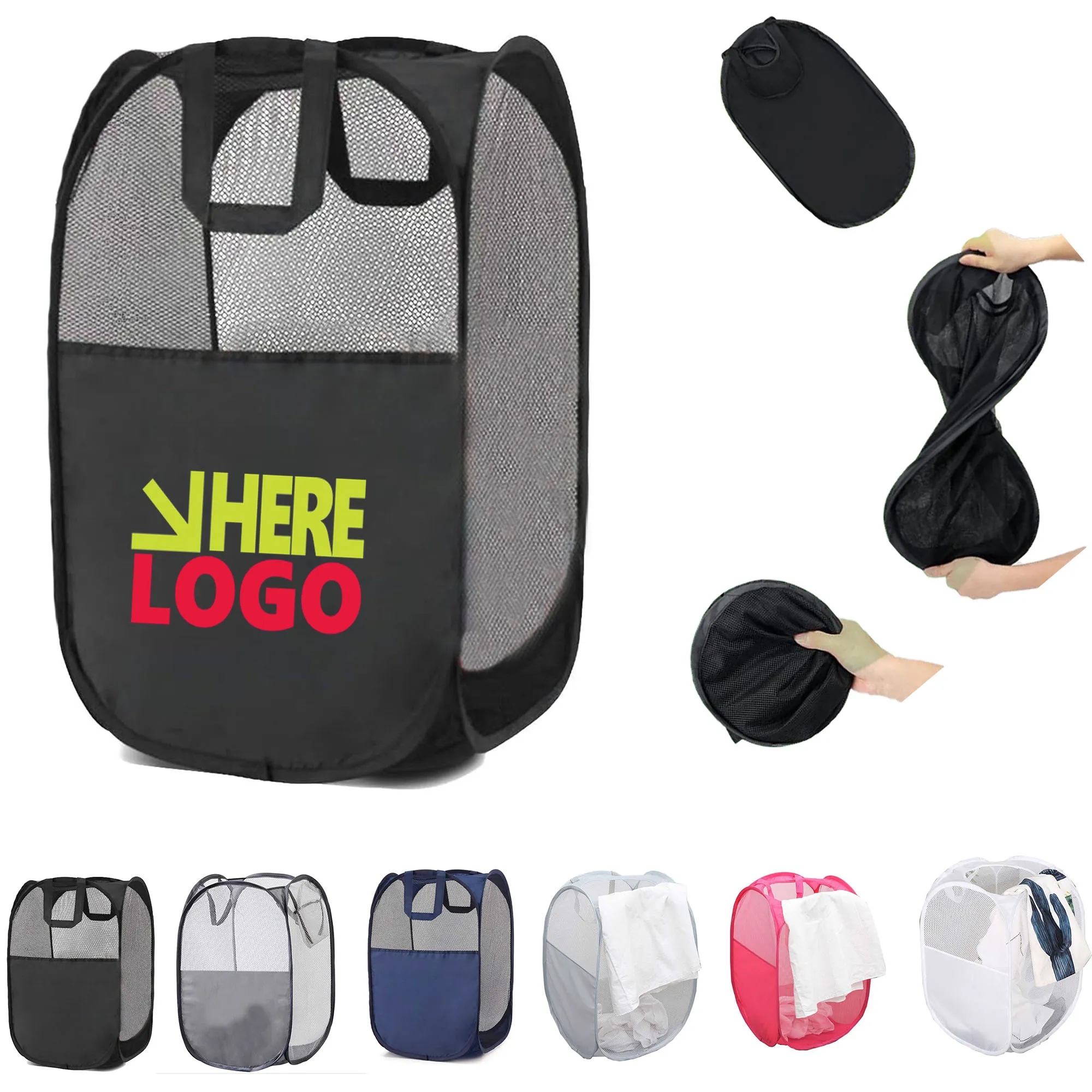 Foldable Pop Up Laundry Hamper 6