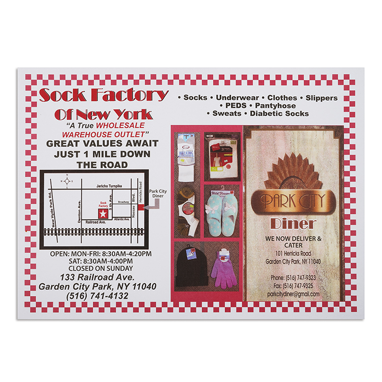 Custom Short Run Placemats 10" x 14" 6