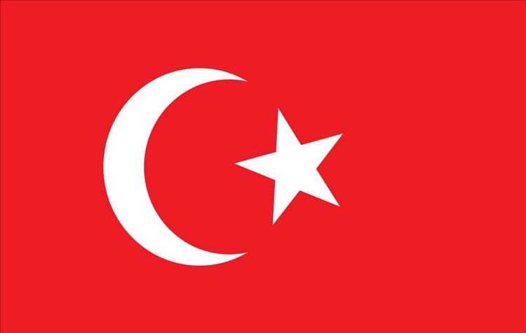 Turkey Flag - 2' x 3' - Nylon 1