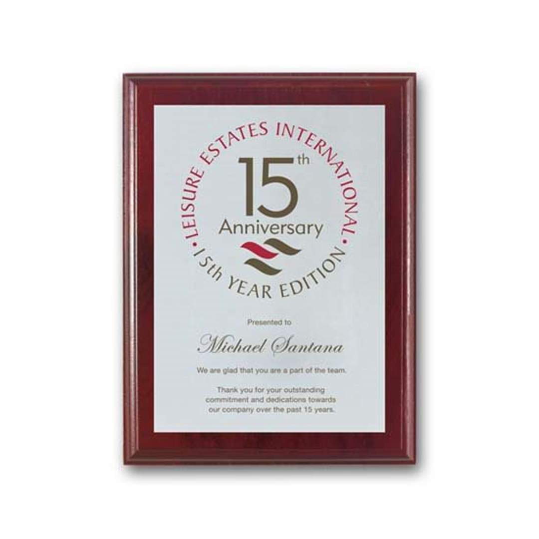 Screenprint Aluminum - Mahogany 5