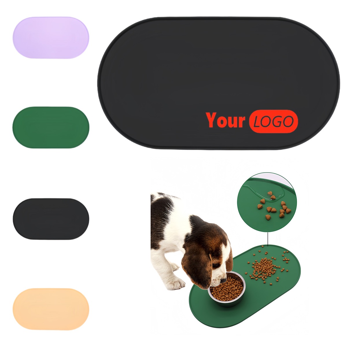 Durable Waterproof Silicone Pet Placemat 3