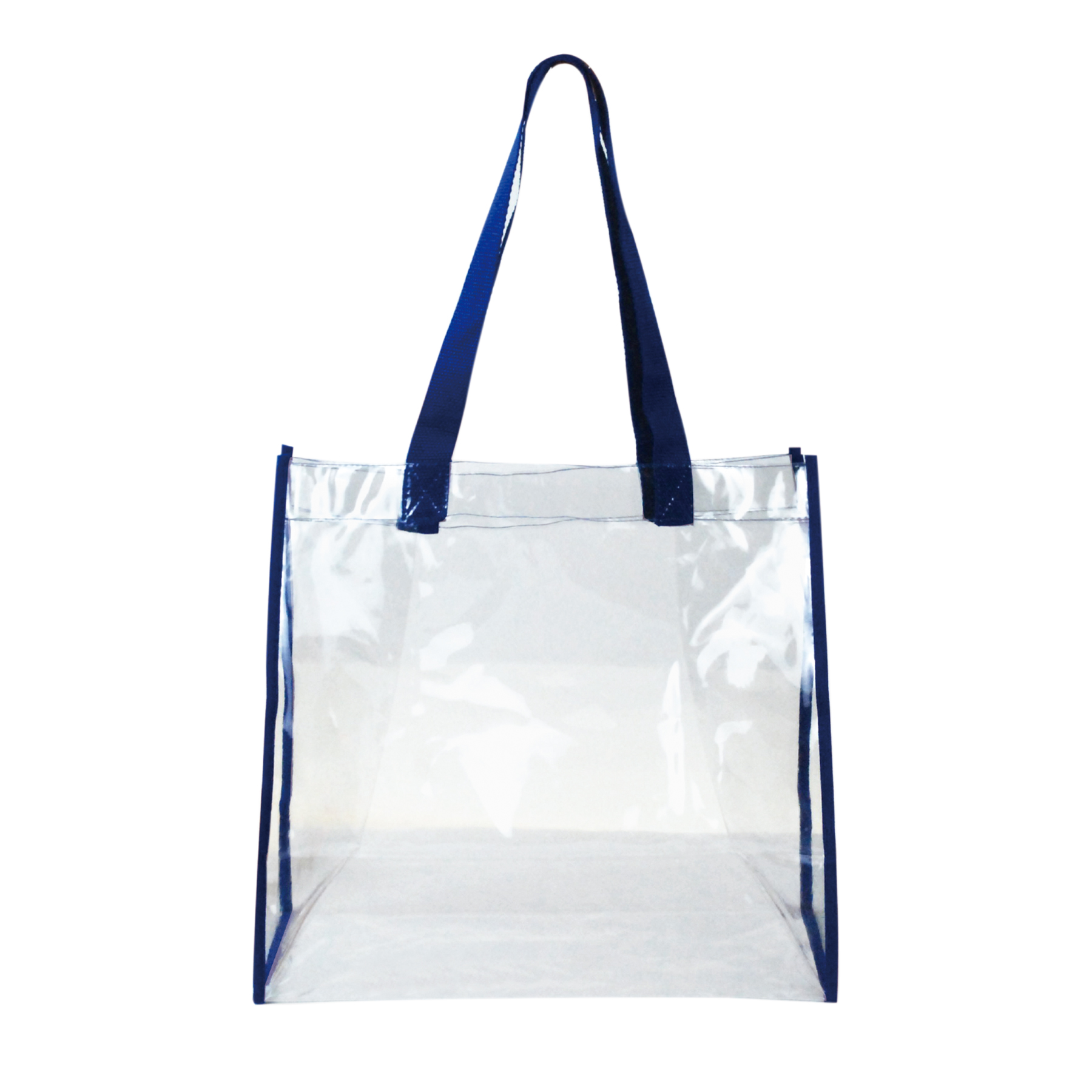 Free Shipping 25C Clear Vinyl Tote Bag with 20" Webbing Handles-with Full Color Printing 11