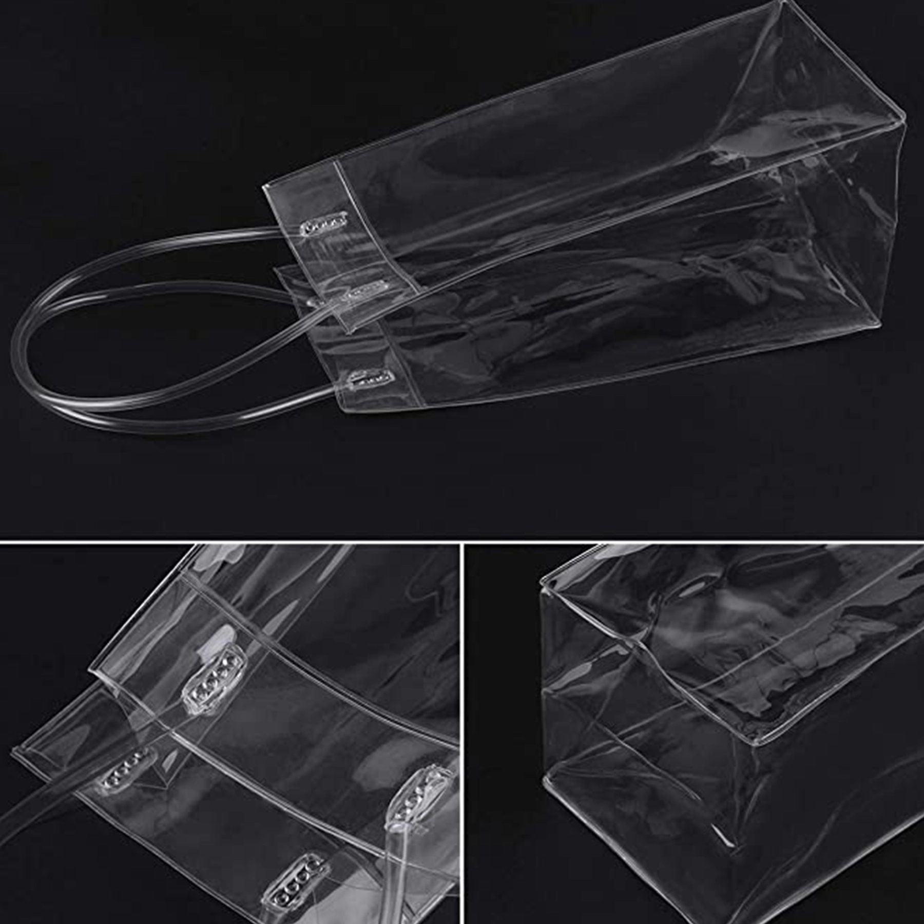 Champagne Wine Clear Bag w/ Handle 3
