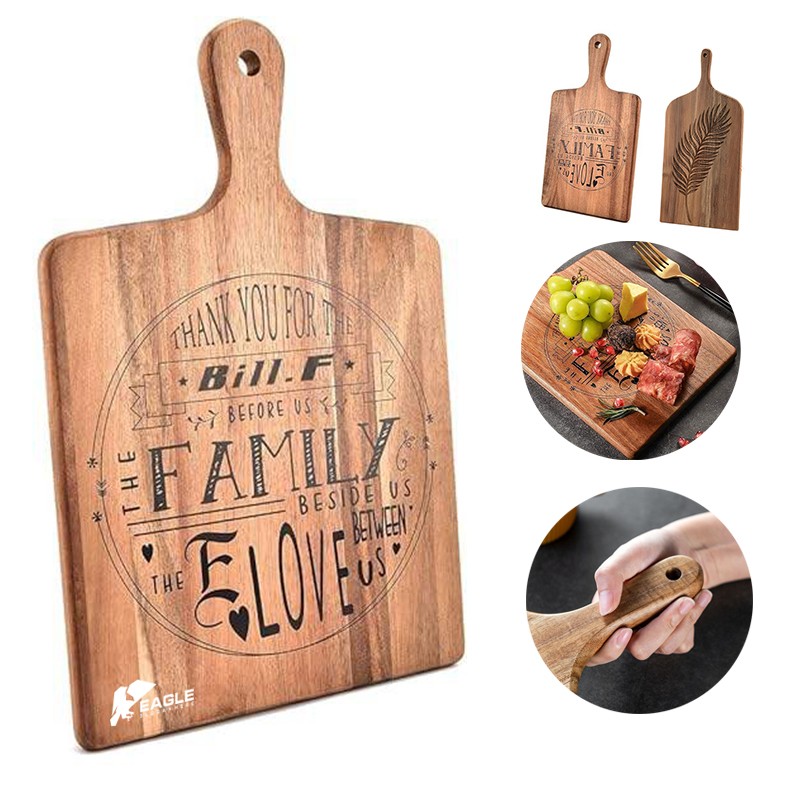 Acacia Wood Food Tray Cutting Board 1