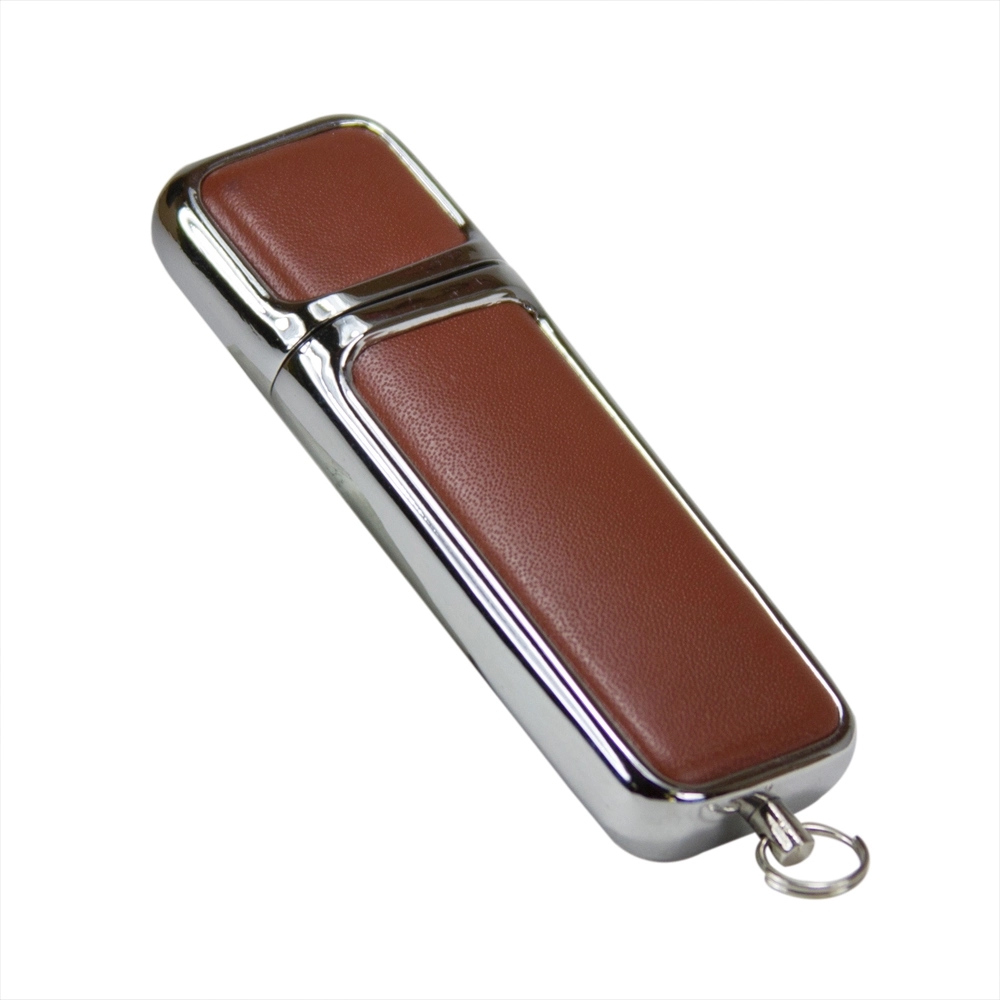 Flat Leather USB Flash Drive 6