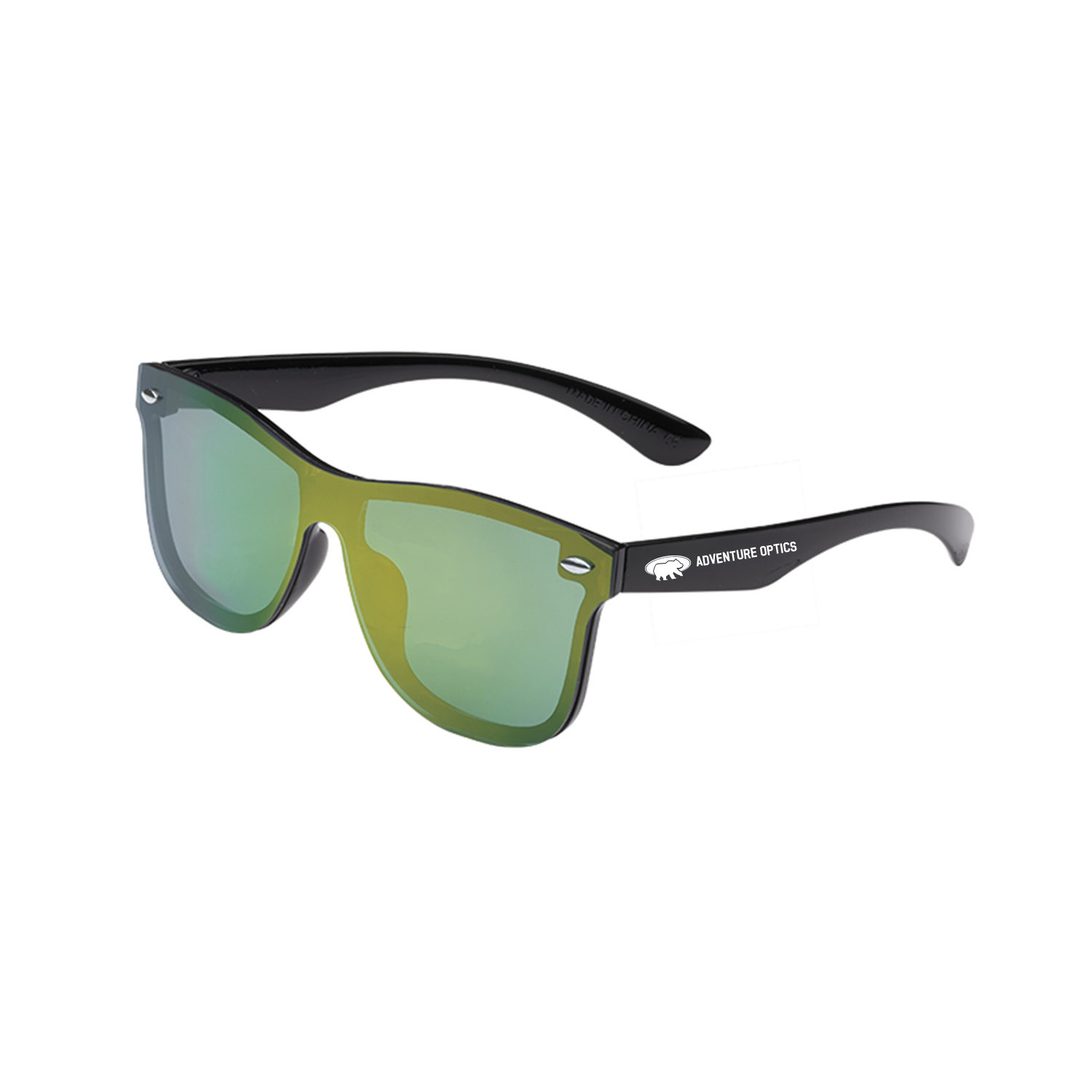 Spectator Mirrored Sunglasses (1 Color Imprint) 4