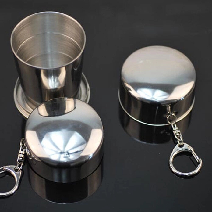 Stainless Steel Travel Folding Collapsible Cup 4