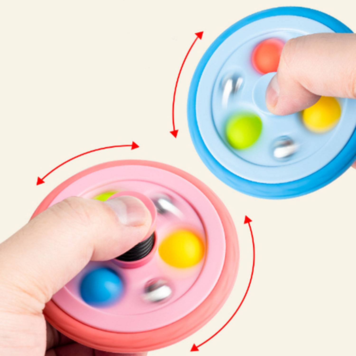 Educational Fidget Spinner Bouncing Tire Stress Relief Toy 2