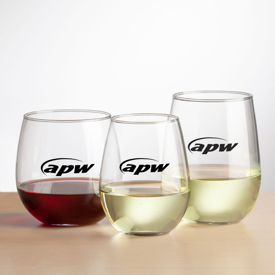 Ossington Stemless Wine - 12oz/16.75oz/17oz - Imprinted