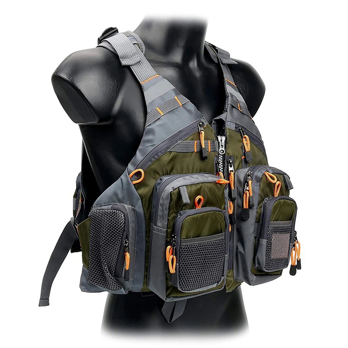 Durable Fishing Life Jacket with Storage Pockets 1