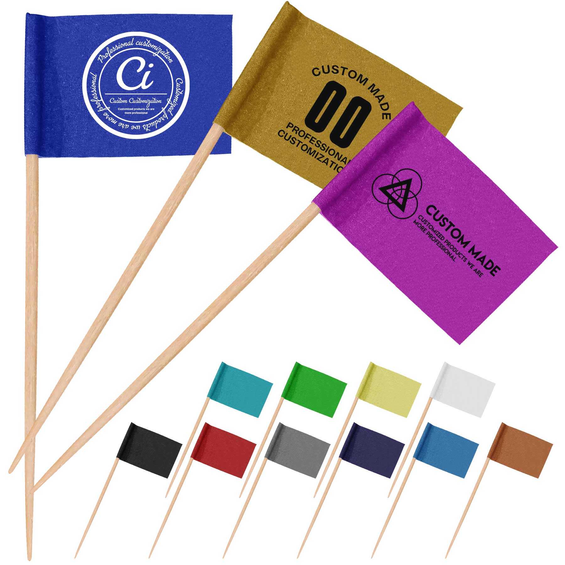 Cupcake Decoration Toothpick Flags 2