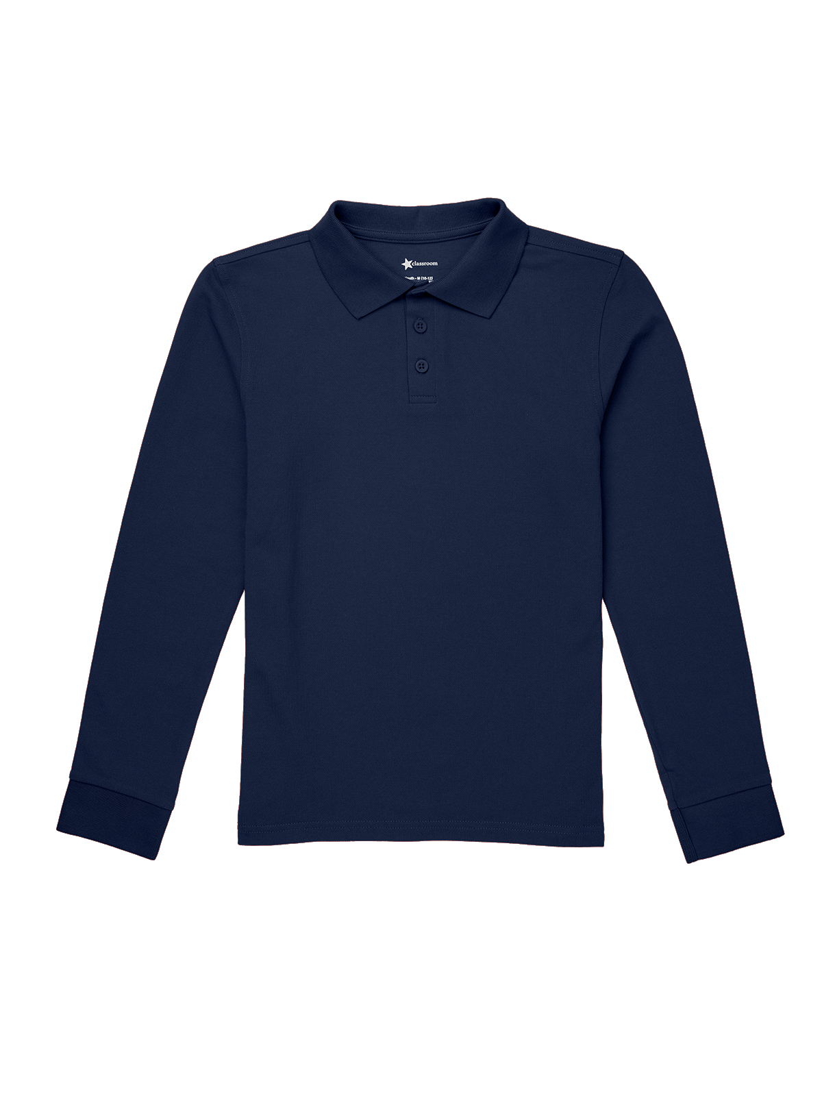Classroom Uniforms - Children's Unisex Long Sleeve Pique Polo 1