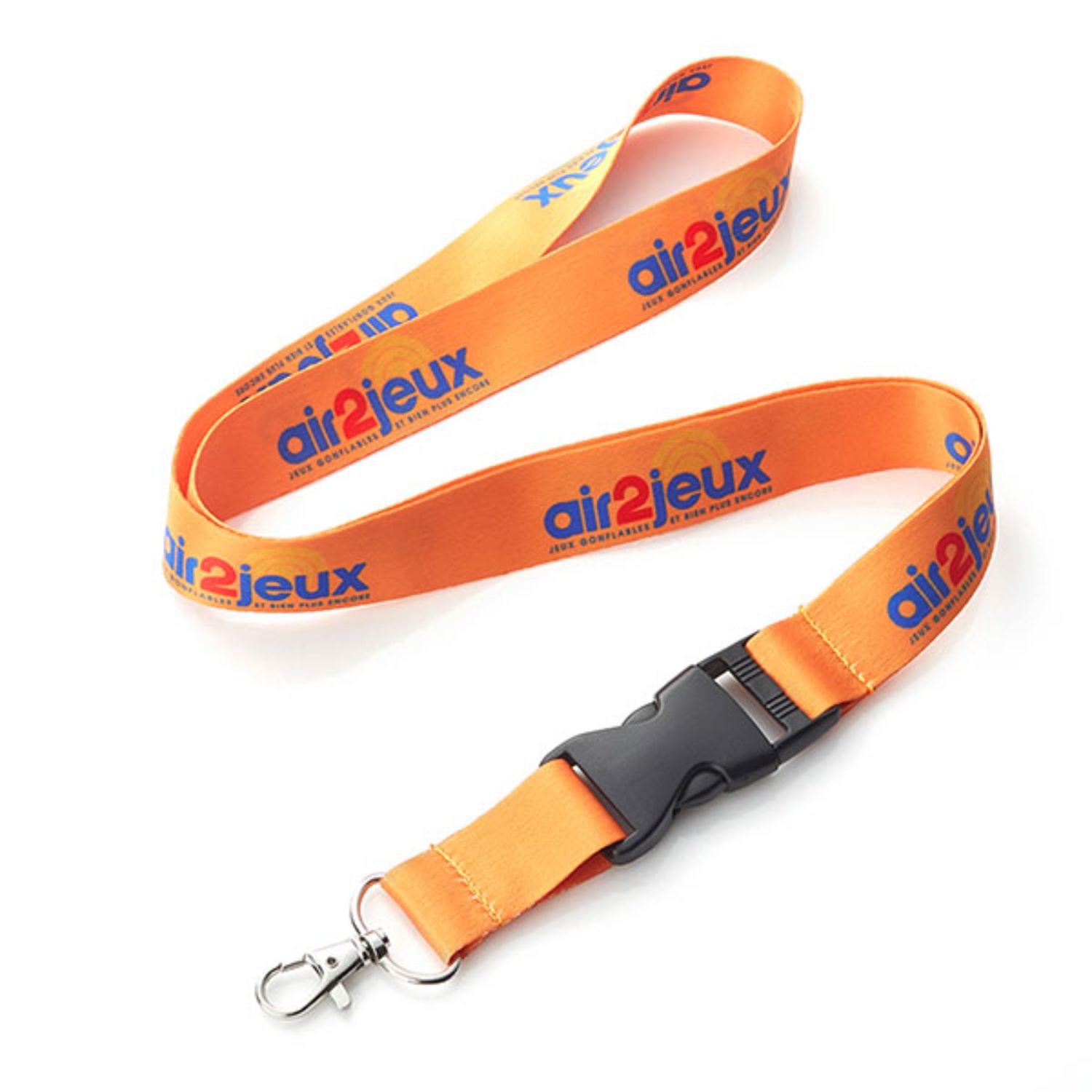 rPET Dye-Sublimated Eco-friendly Lanyard w/ Buckle Release 2