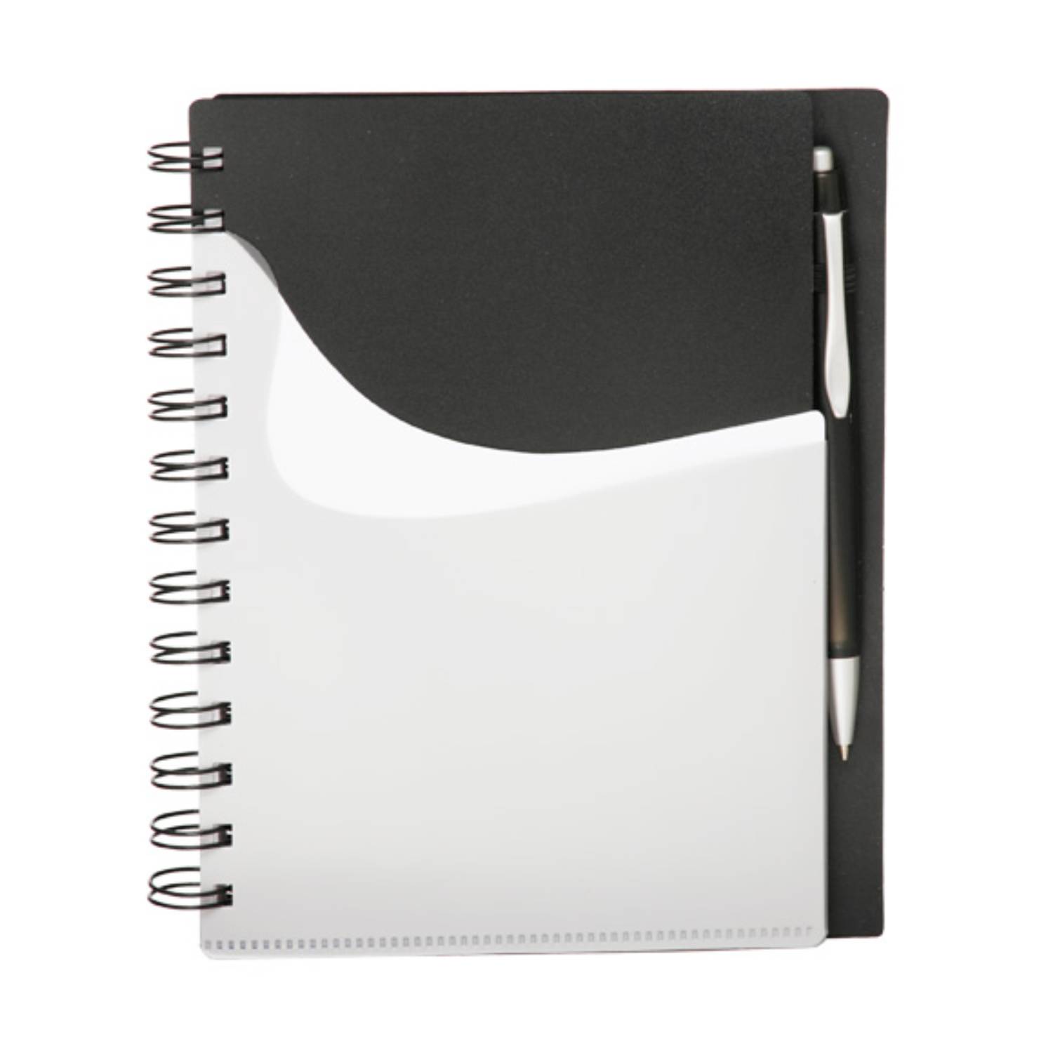 Front Pocket Spiral Notebook with Pen 3