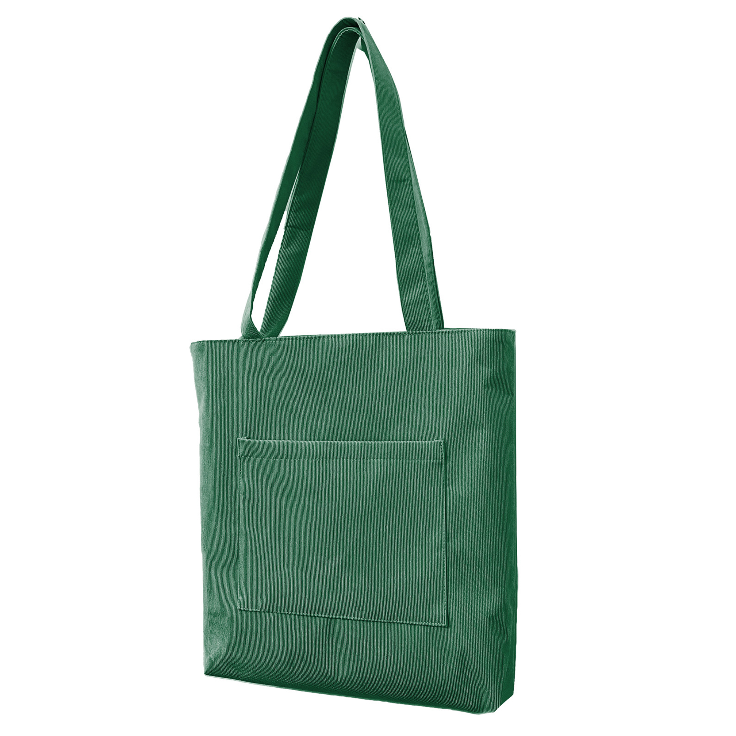 Corduroy Large Capacity Retro Solid Color Tote Bag 4