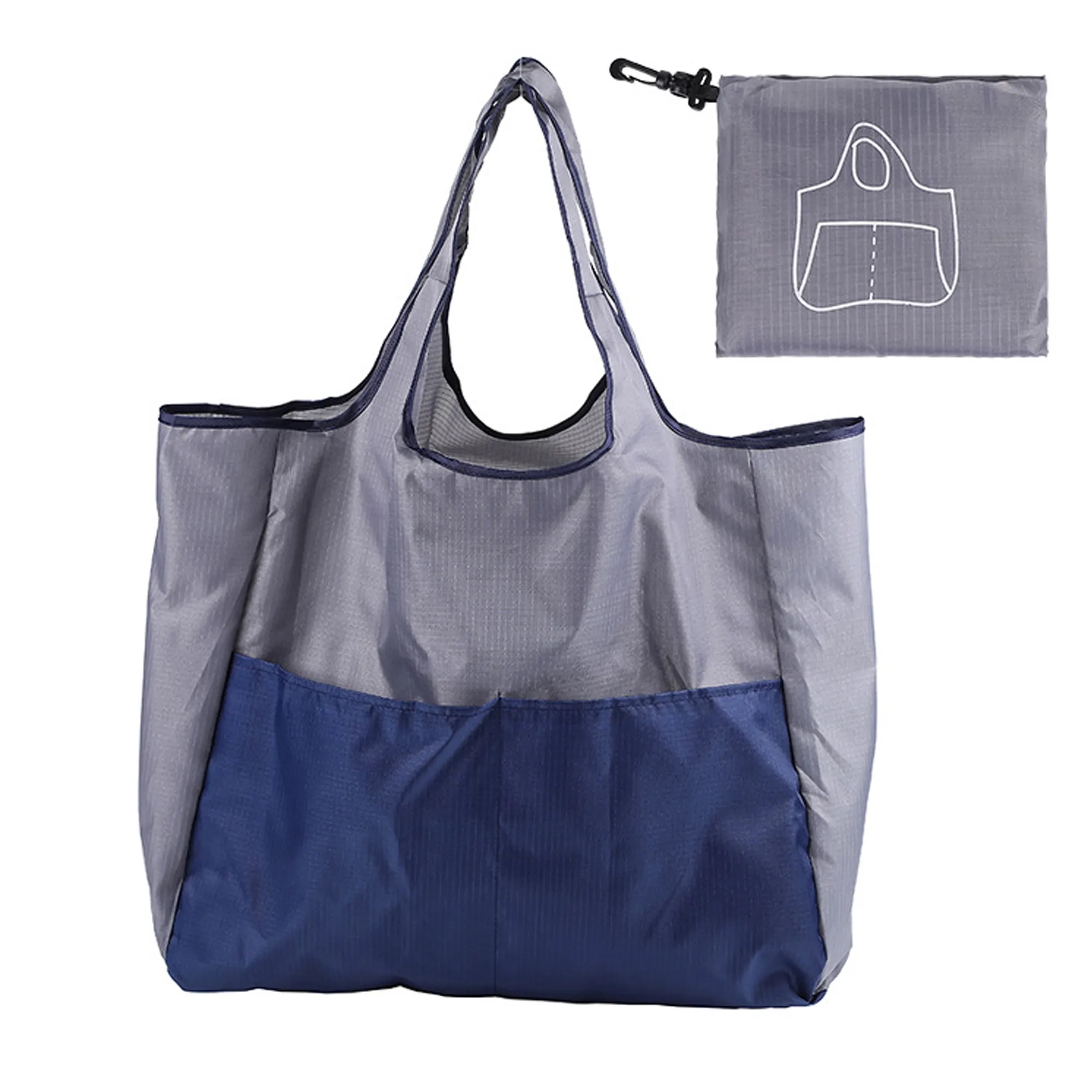 Portable Foldable Shopping Bag, custom tote bag with logo imprint 8