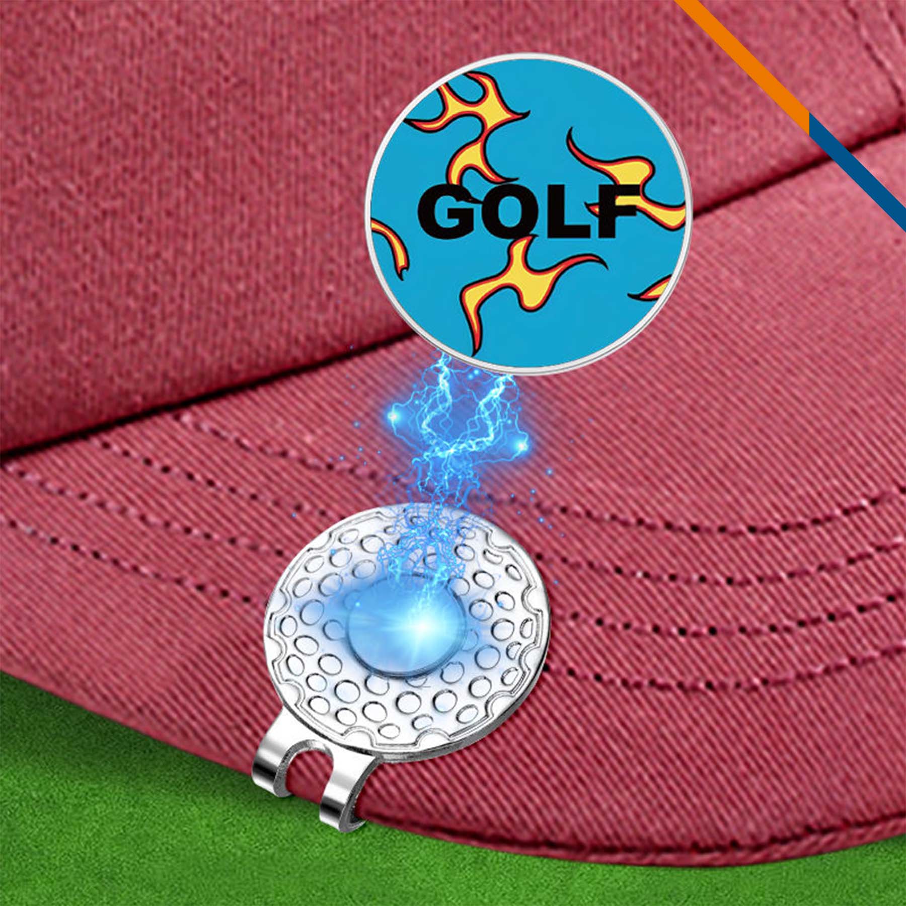 Luno Golf Ball Marker Cap Clip 9