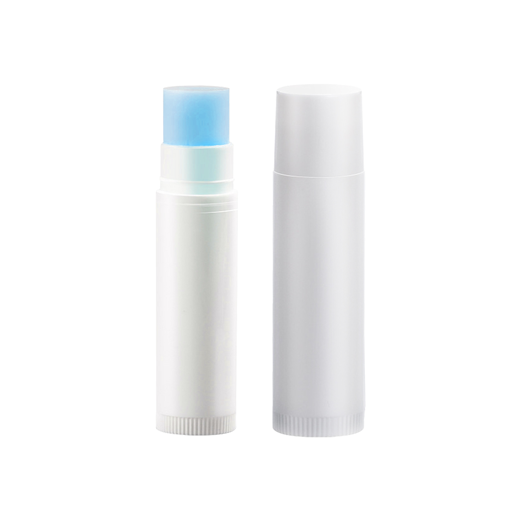 5g Natural Beeswax Lip Balm Moisturizer In White Tube With Sticker Imprint 1
