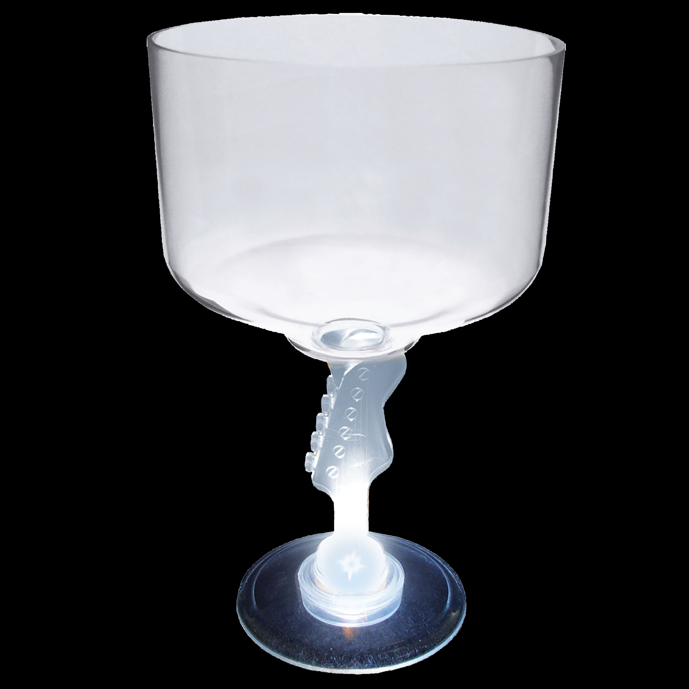 18oz Light Up Novelty Stem Plastic Margarita Glass 1