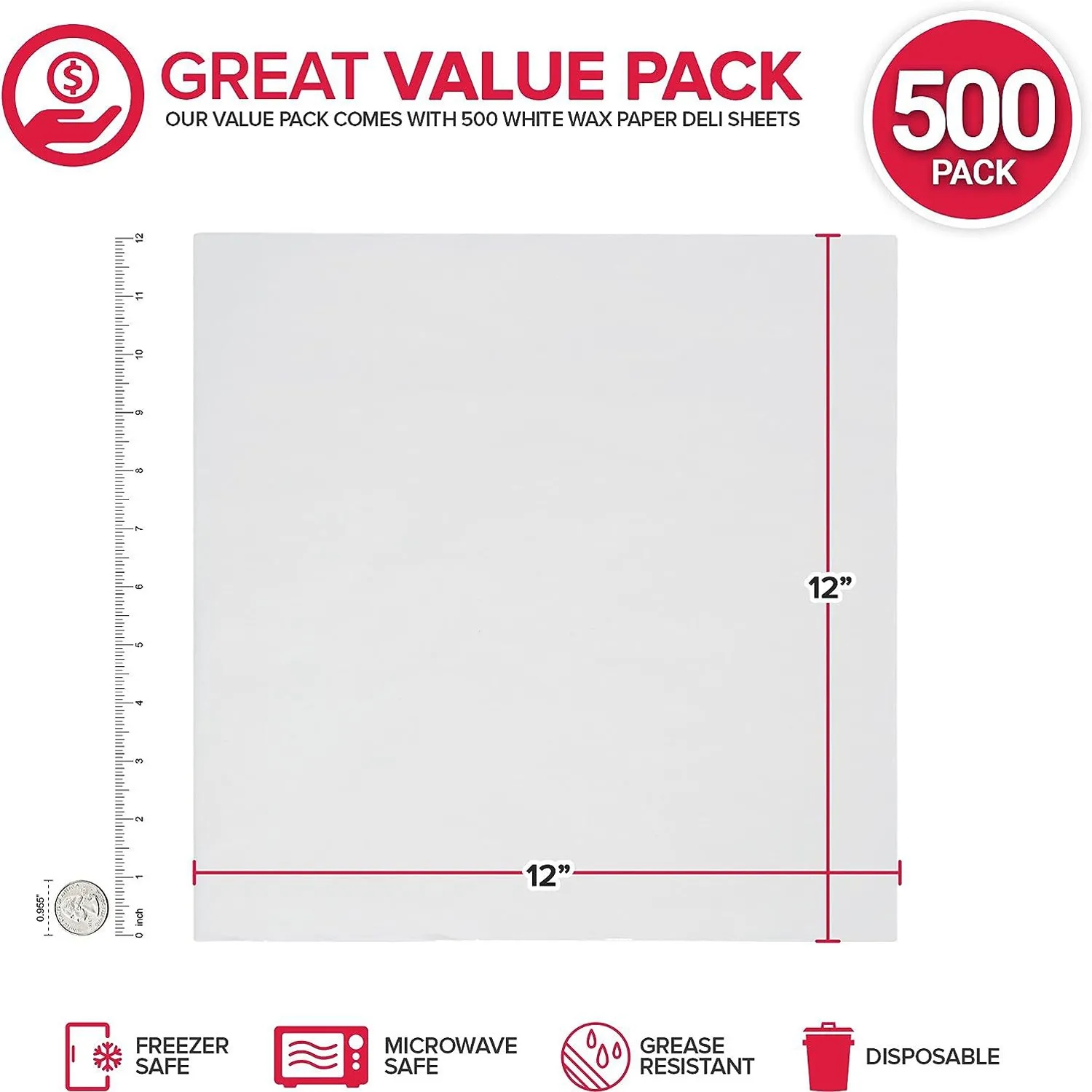 12"x12" Blotting Oven Bread Fried Chicken Burger Paper 3